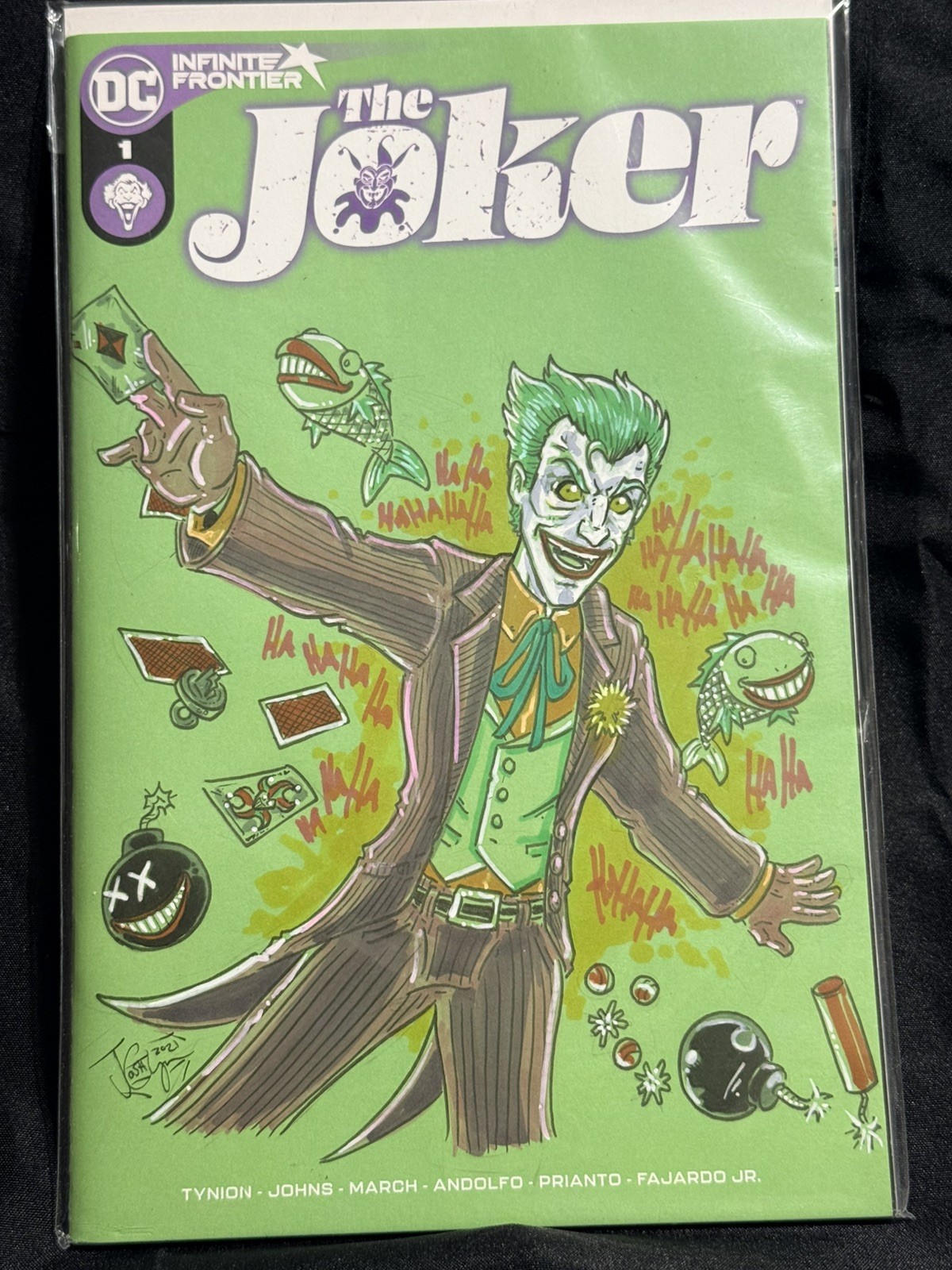 The Joker #1 Blank Facsimile | Joker | Sketch by Josh Lyman The Joker #1 Blank Facsimile | Joker | Sketch by Josh Lyman