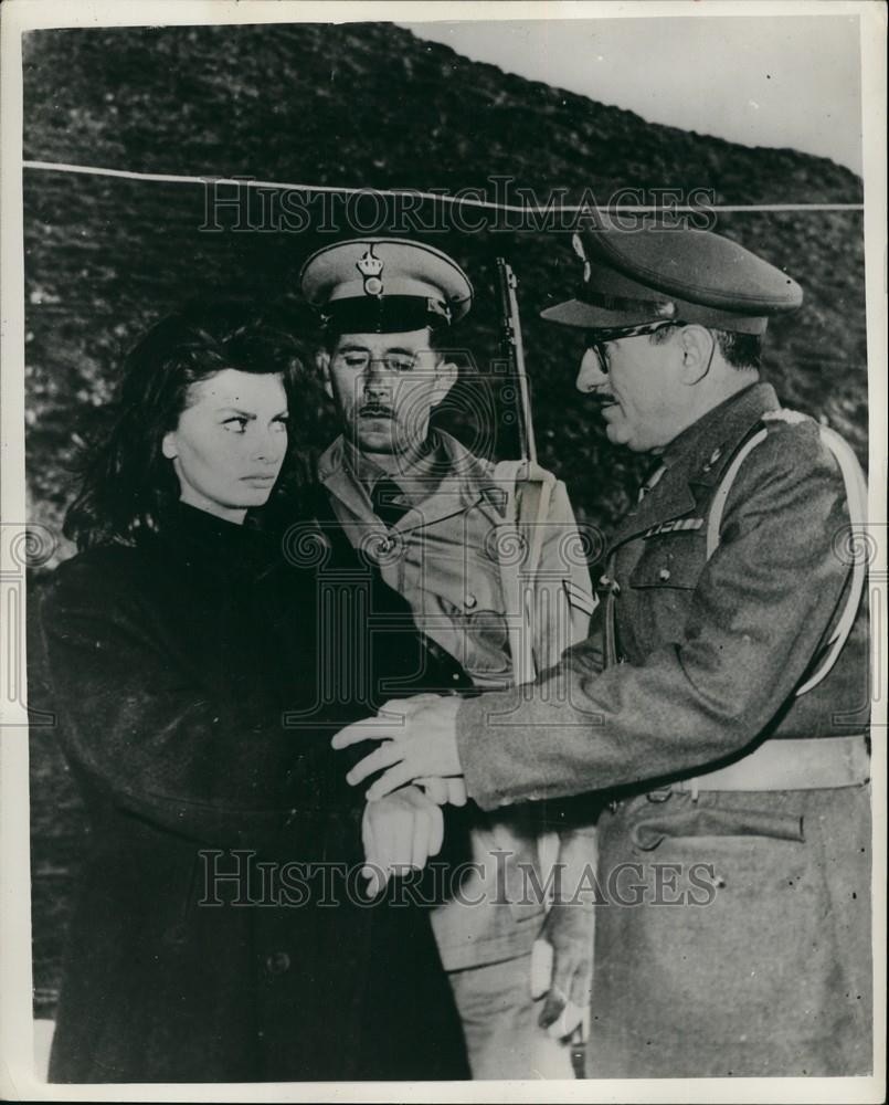 1956 Press Photo Actress Sophia Loren - KSG13949
