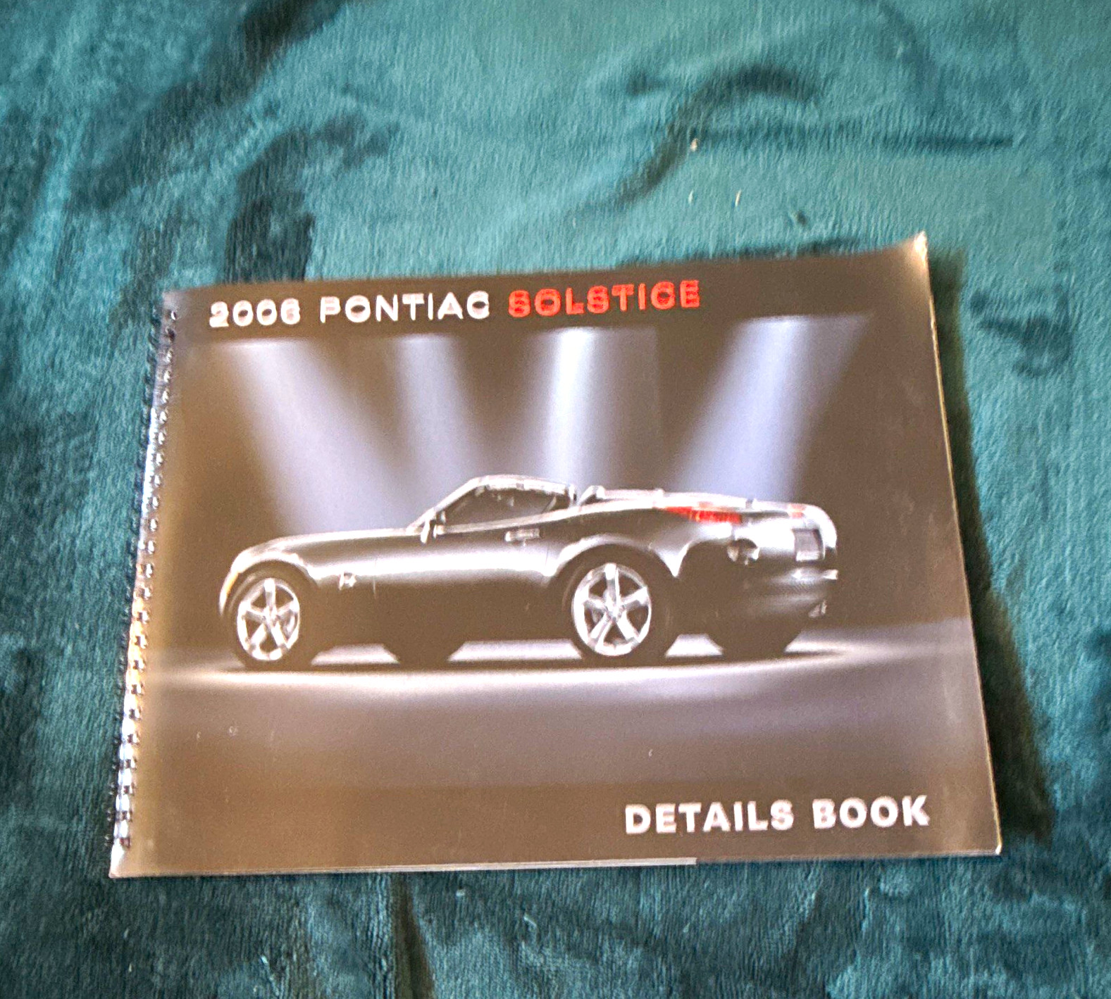 Pontiac Solstice Details Book Brochure Literature Pontiac Solstice Details Book Brochure Literature