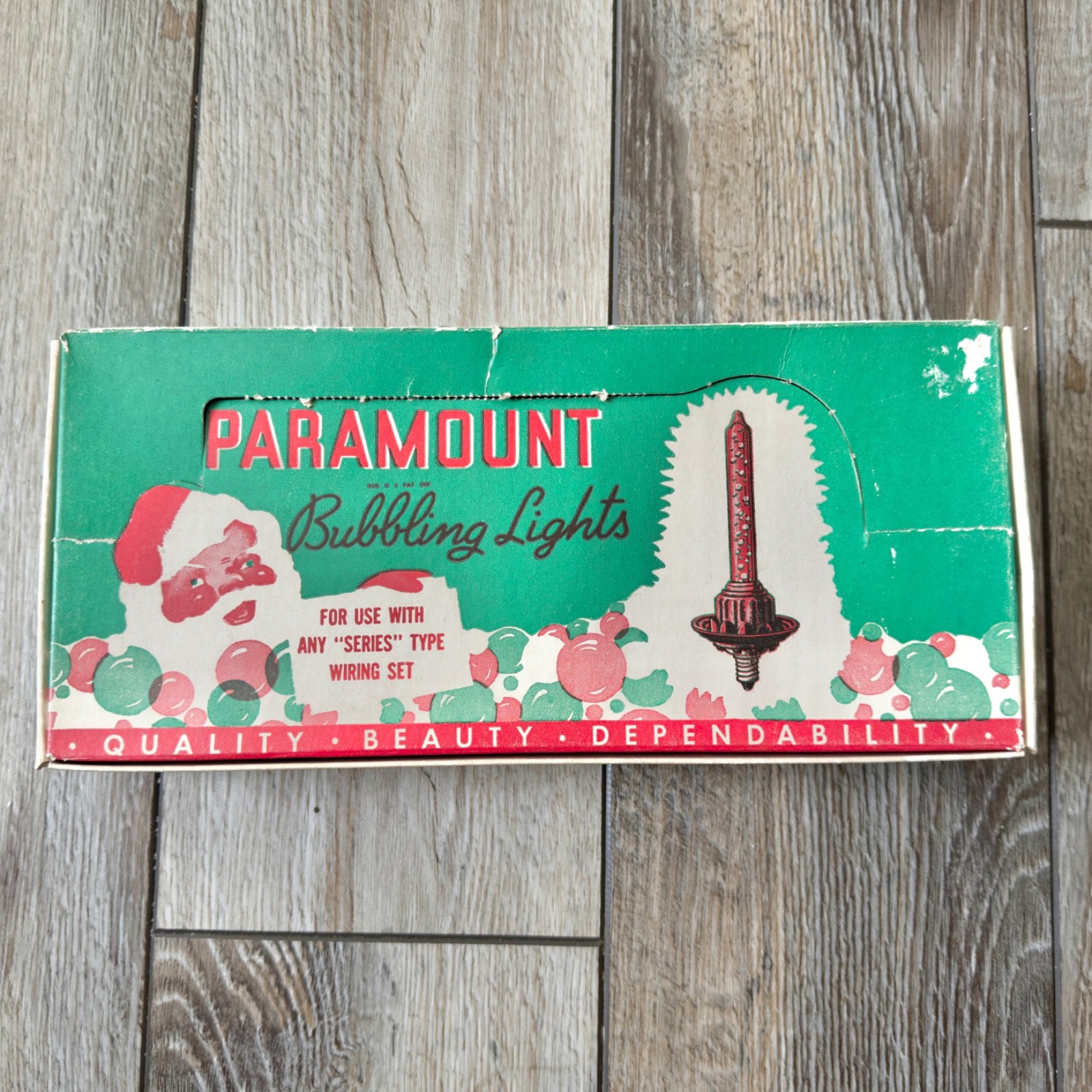 BOX ONLY Vintage Paramount Lights EMPTY BOX NO LIGHTS NO CORD As Is #3 Rare BOX ONLY Vintage Paramount Lights EMPTY BOX NO LIGHTS NO CORD As Is #3 Rare