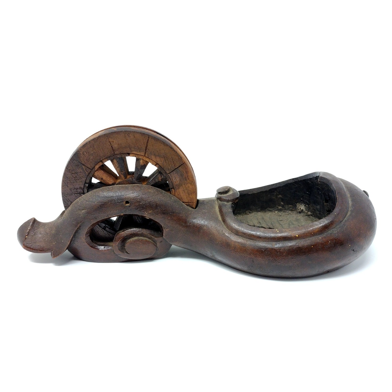 Antique Japanese Sumitsubo Wood Ink Pot Line Marker Hand Carved Carpenter Tool Antique Japanese Sumitsubo Wood Ink Pot Line Marker Hand Carved Carpenter Tool