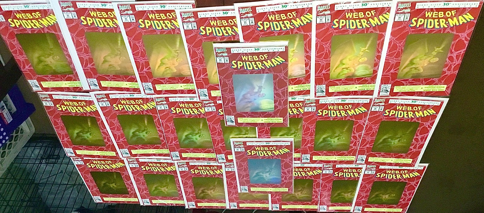 WEB of SPIDERMAN #90 Issue - 23 Comic Lot - 1992 - Bagged & Boarded - Ships Free