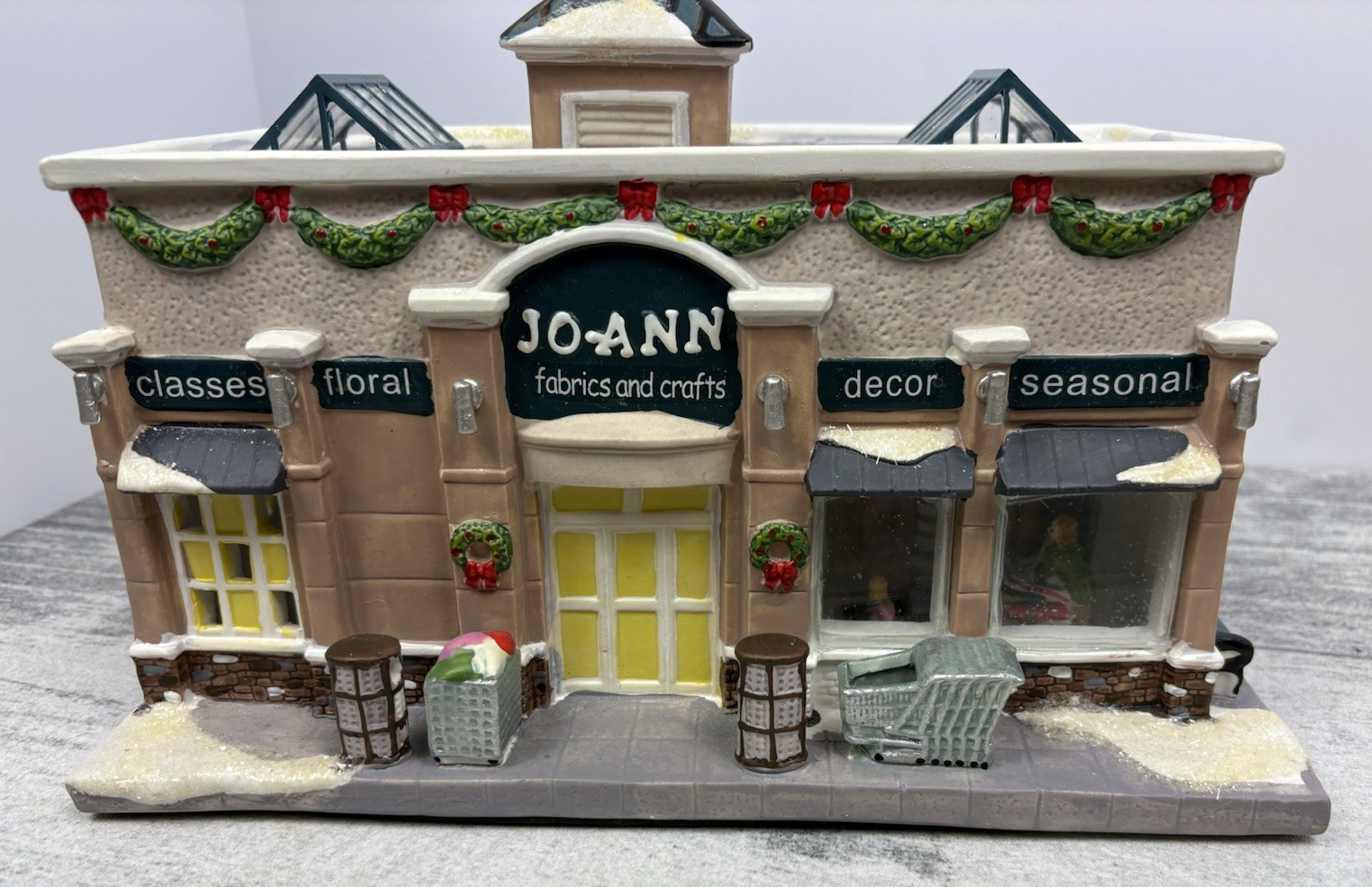 Christmas Village Jo-Ann Fabrics and Craft Store Light-Up Illuminated Village Christmas Village Jo-Ann Fabrics and Craft Store Light-Up Illuminated Village