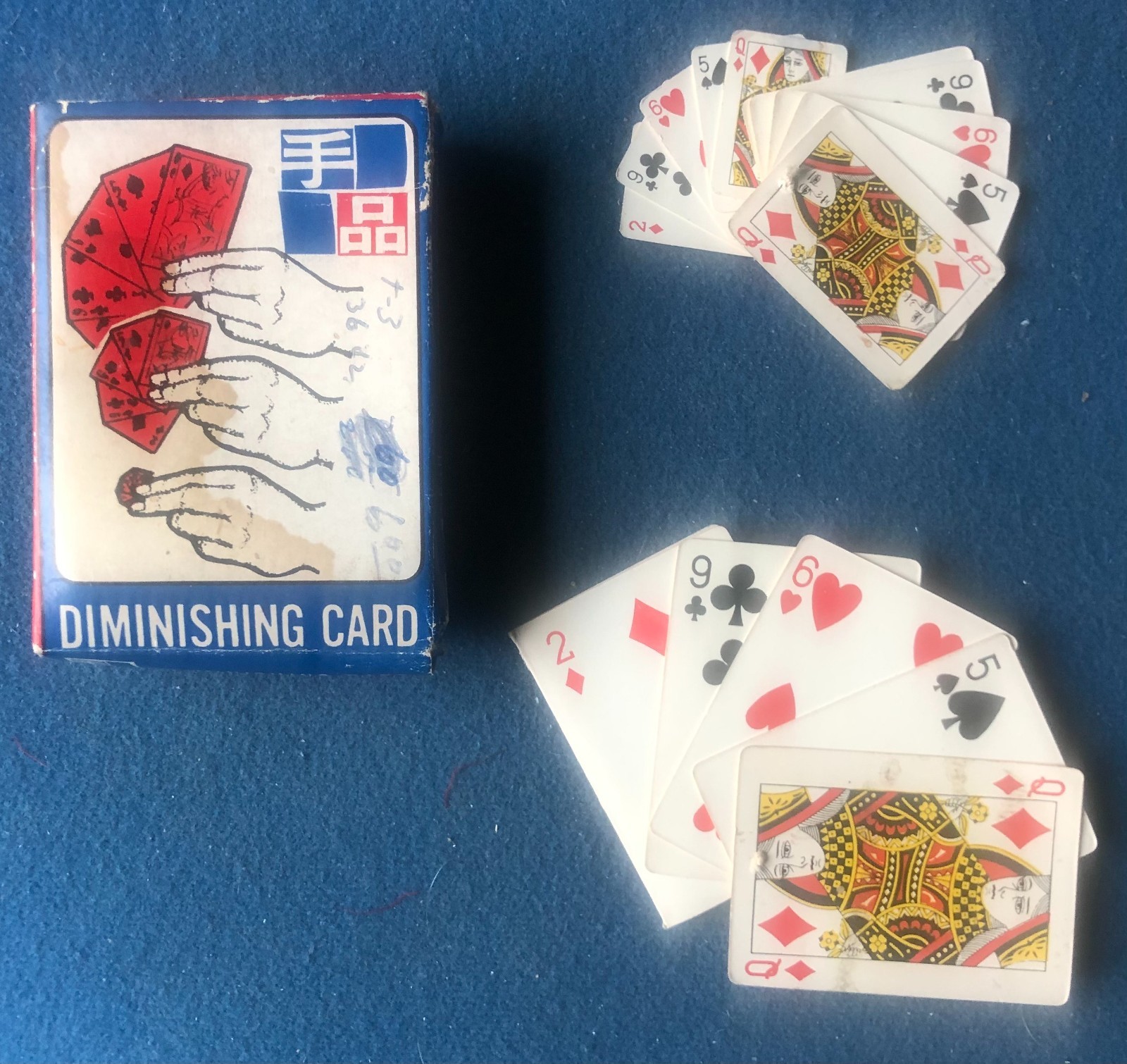 Vintage Magic Trick Tenyo Diminishing Card T-3 1972 Vintage Magic Trick Tenyo Diminishing Card T-3 1972