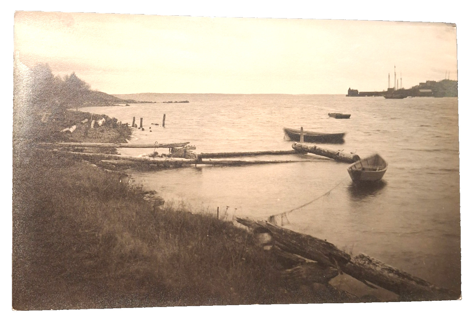 RPPC Belfast Maine Ocean &Boats Photo Postcard Circa 1910 RPPC Belfast Maine Ocean &Boats Photo Postcard Circa 1910