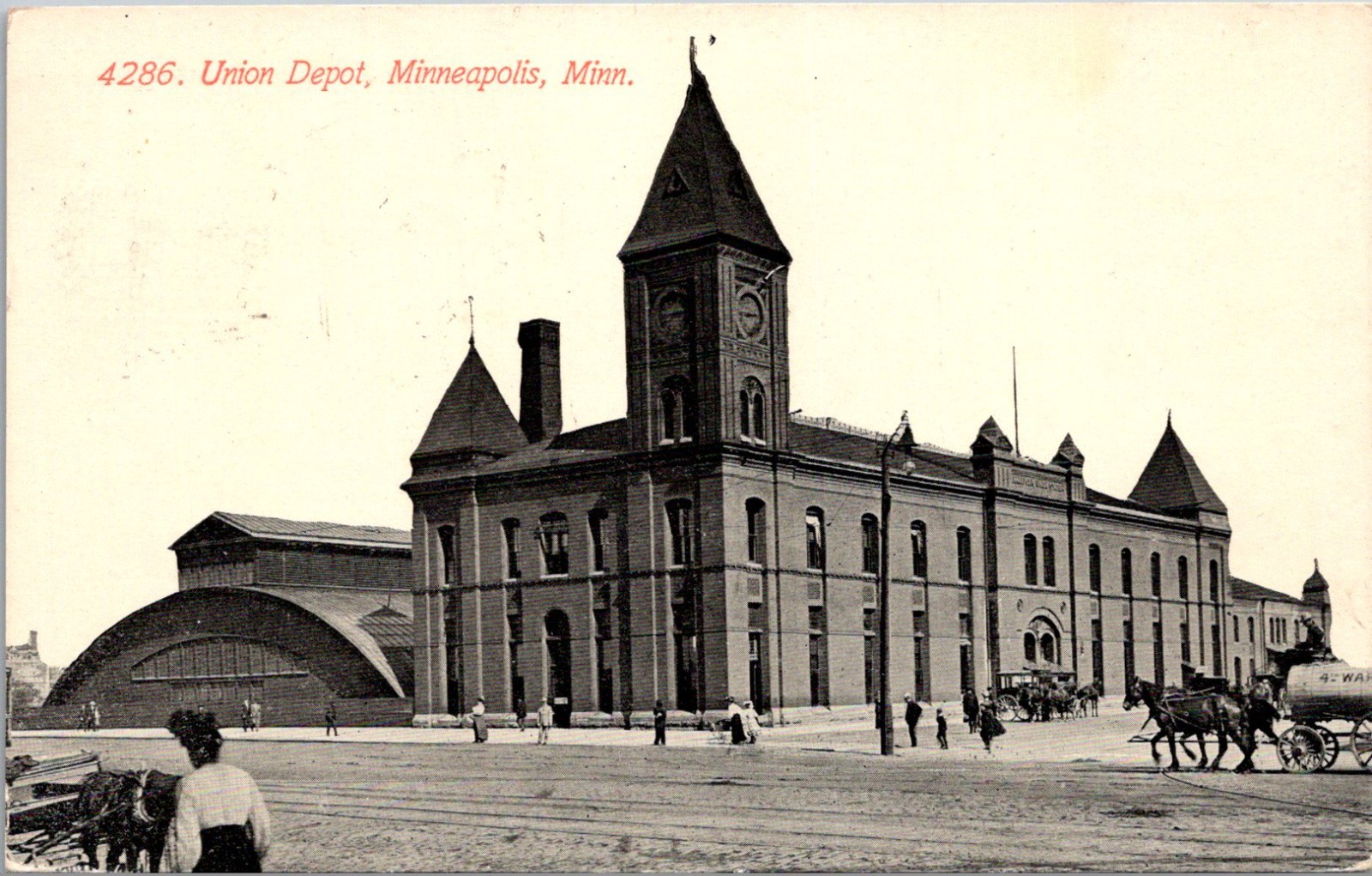 Union Deport , Minneapolis , Minn , 1911 Union Deport , Minneapolis , Minn , 1911