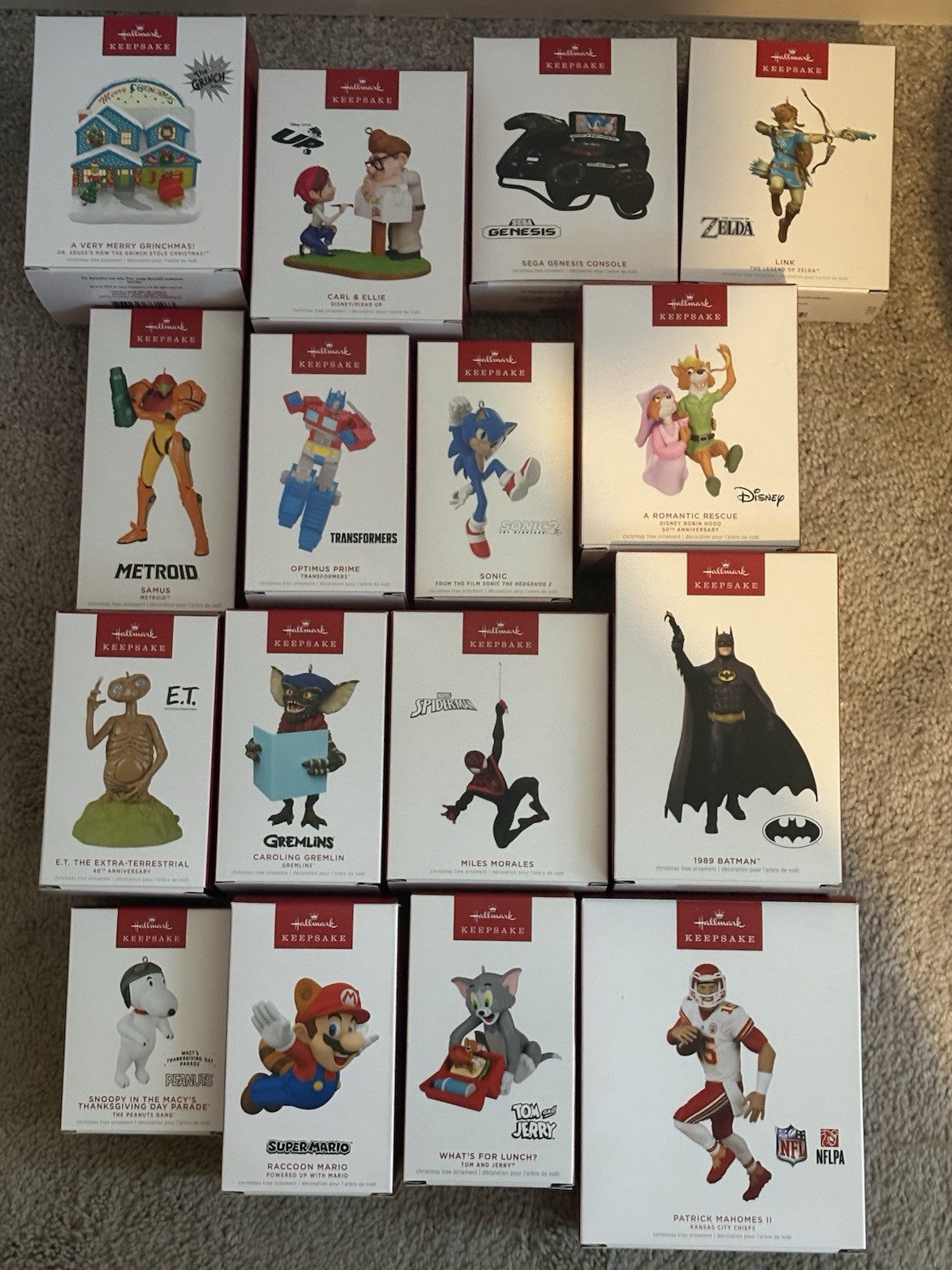 Hallmark Keepsake Ornaments Lot - Disney, Video Games, Pop Culture, Cartoons Hallmark Keepsake Ornaments Lot - Disney, Video Games, Pop Culture, Cartoons