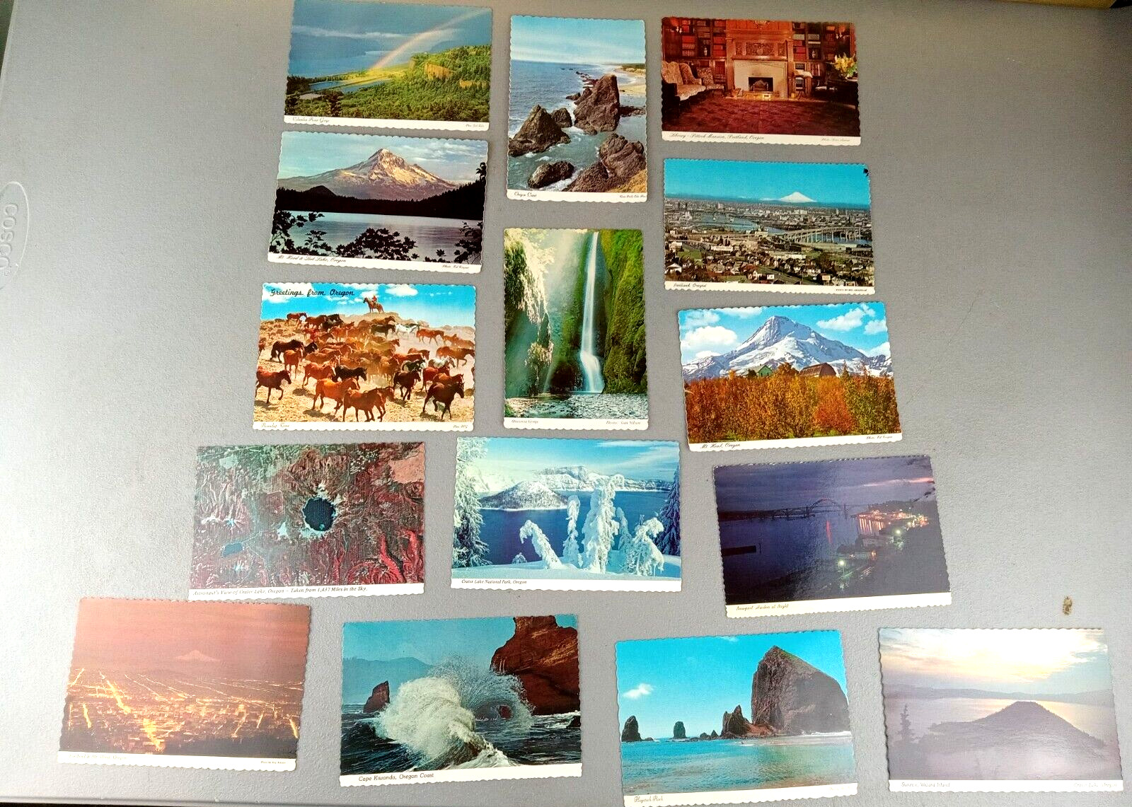 Lot of 15 Vintage OREGON State Souvenir Postcards UNUSED