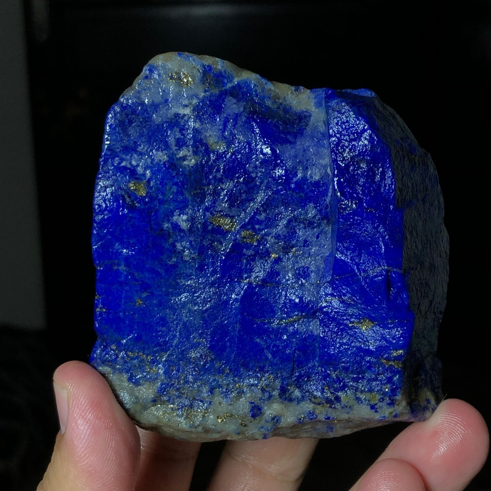 Lapis Lazuli high quality 454 grams rough piece from Afghanistan Lapis Lazuli high quality 454 grams rough piece from Afghanistan