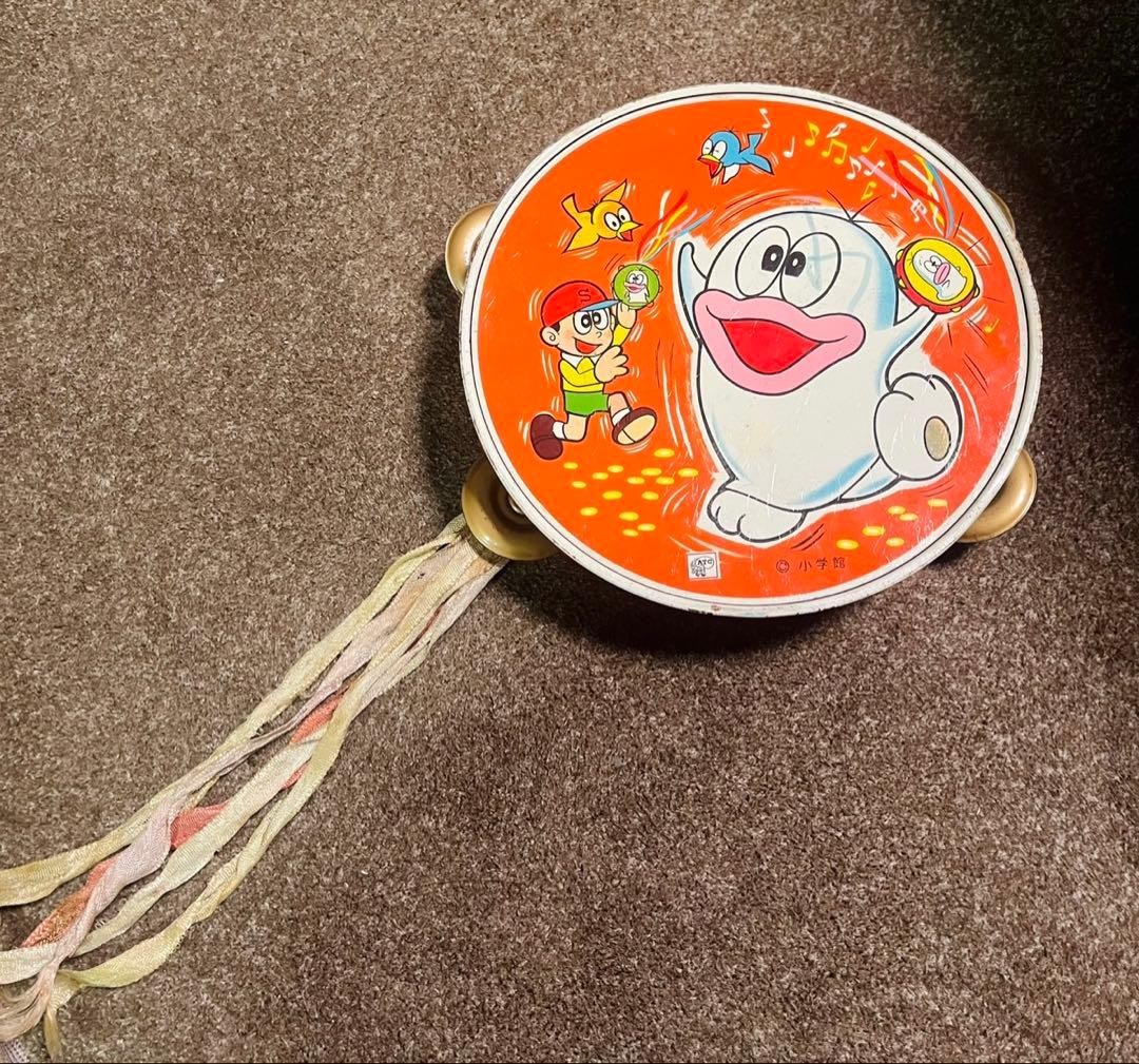 Obake no Q-Taro Tin Tambourine, Asakusa Toy, Retro, As-Is