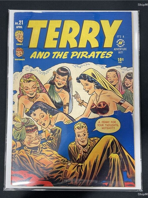 Terry and the Pirates #21 Fine/Fine + 1950