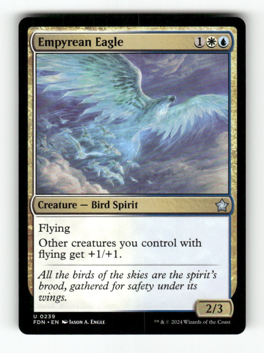 Empyrean Eagle Foundations 239 Uncommon Magic: The Gathering NM