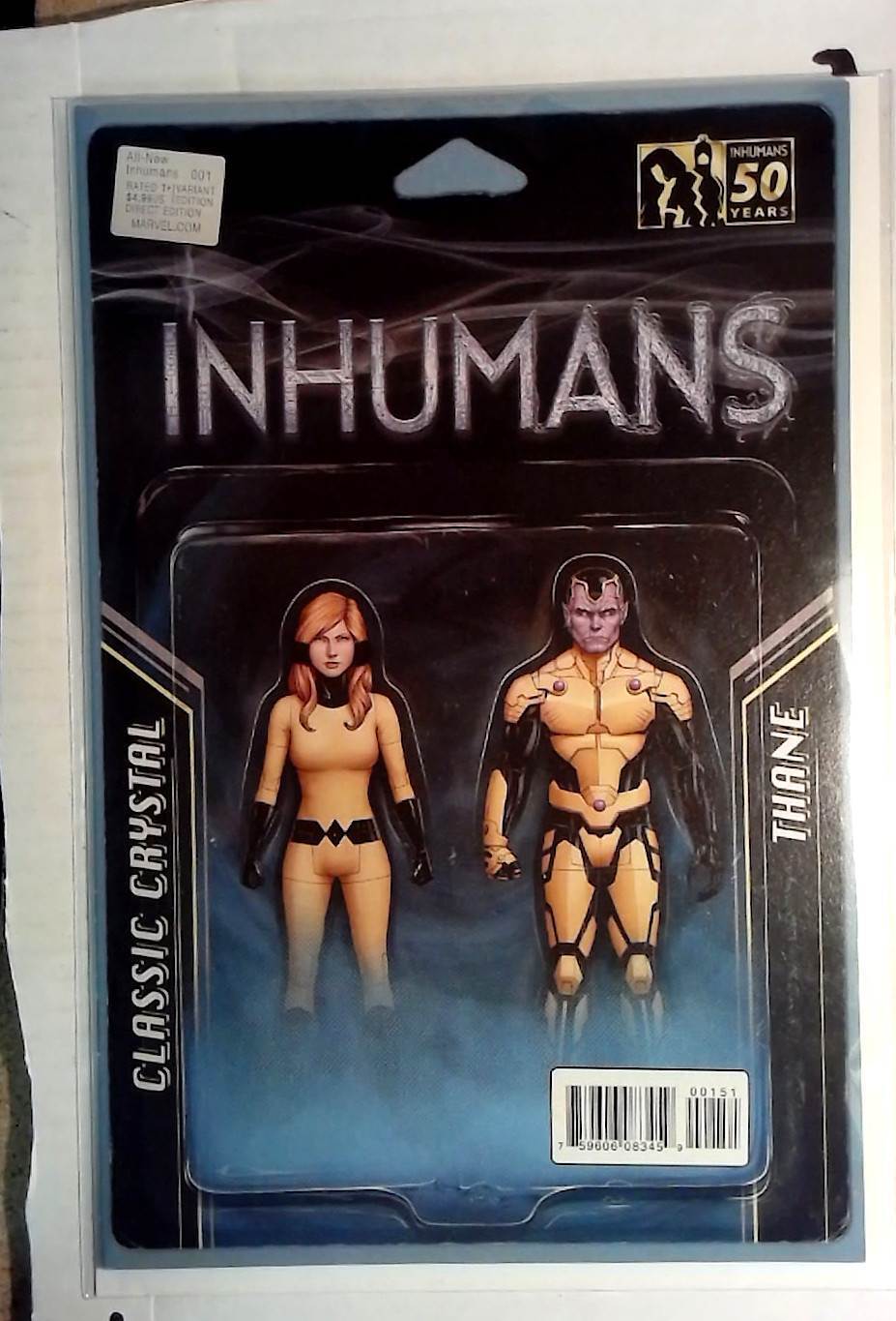 2016 All-New Inhumans #1 e Marvel Comics Variant AF Cover 1st Print Comic Book