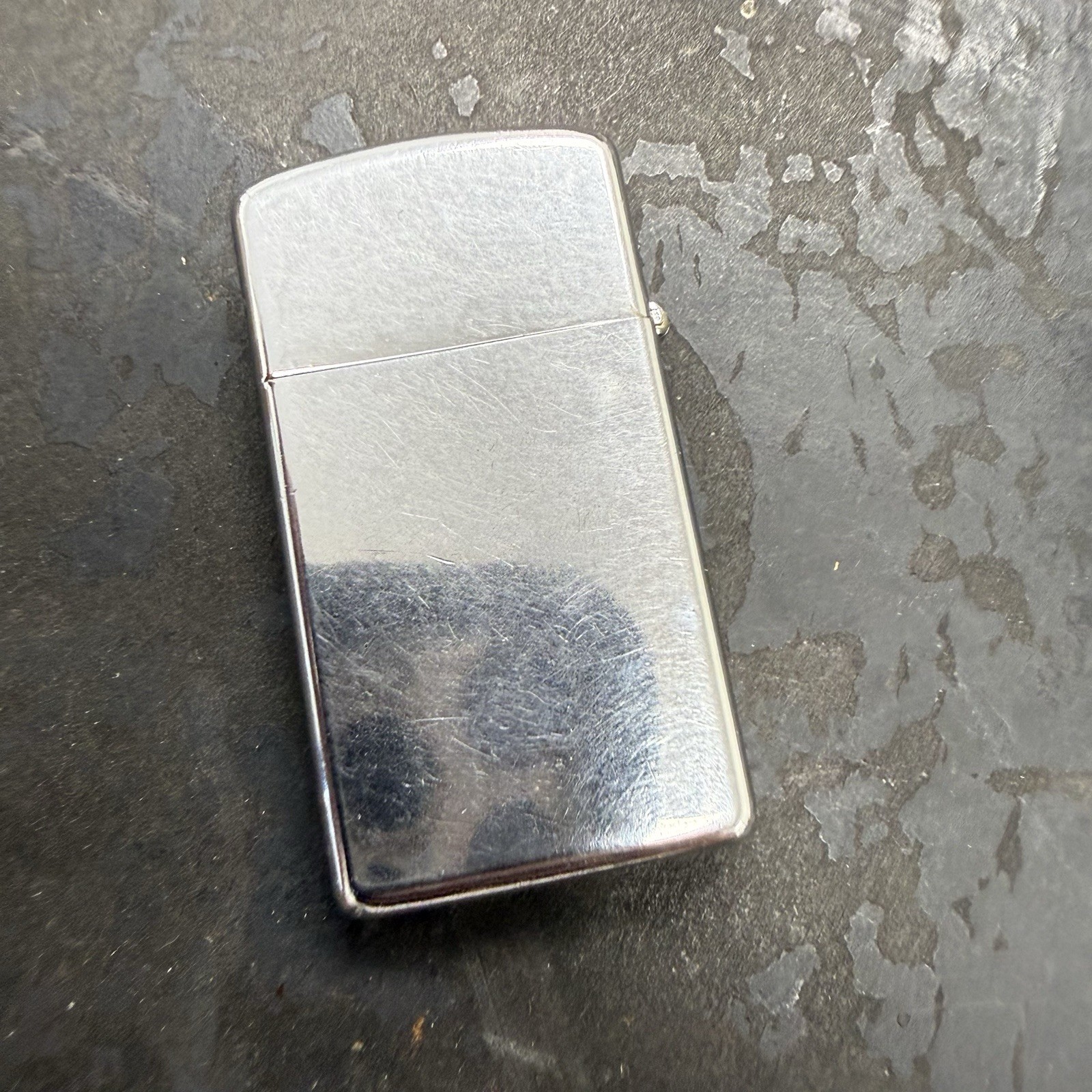 Vintage 1969-1970 Zippo Slim Lighter Blank Vietnam War Era
