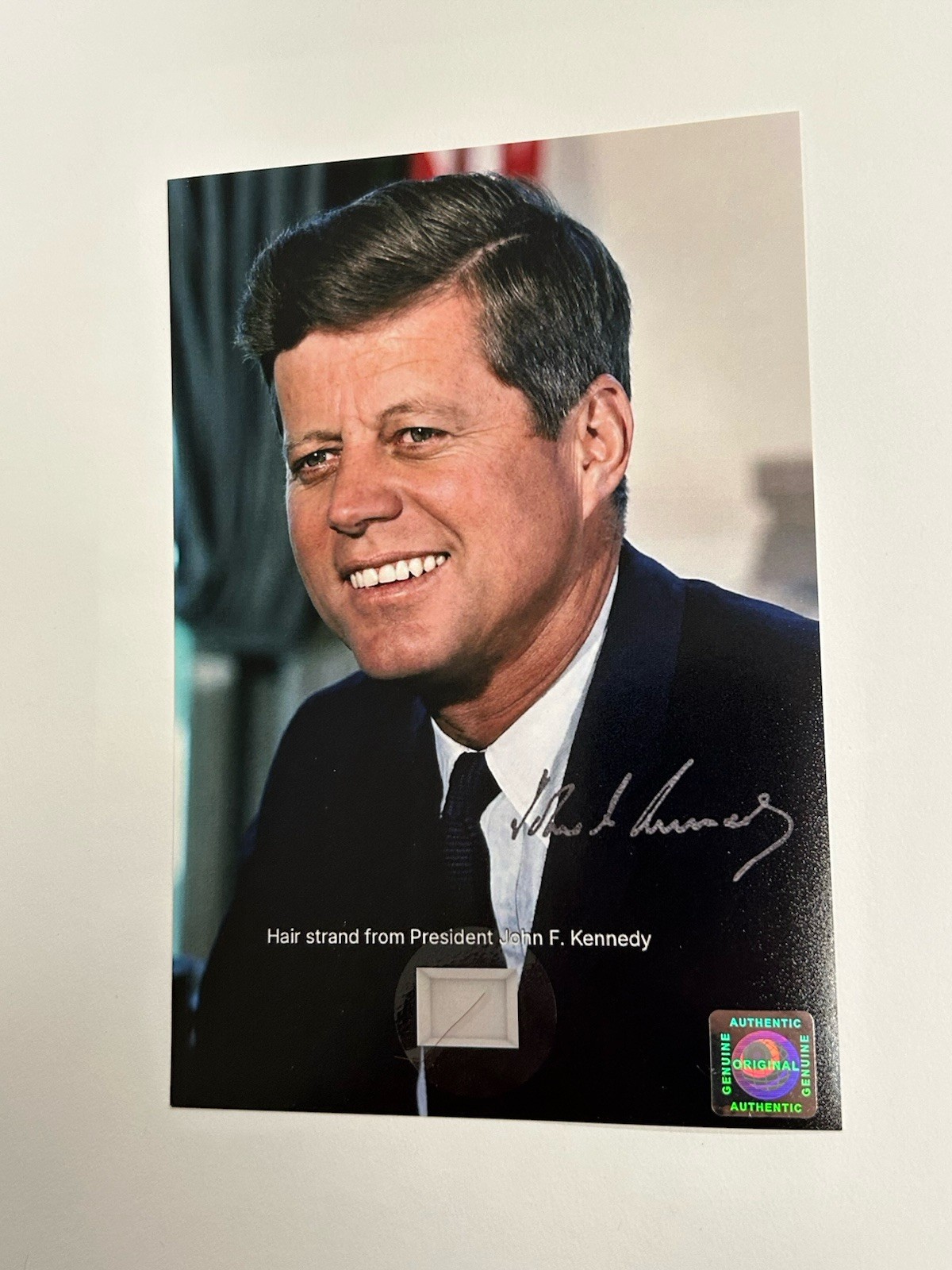 President John F. Kennedy hair strand JFK lock of hair relic Jack DNA USA President John F. Kennedy hair strand JFK lock of hair relic Jack DNA USA