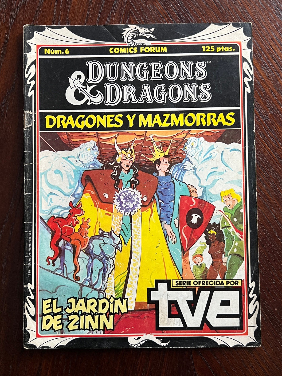 1985 Dungeons & Dragons #6 Forum Spain D&D First Ever Comic Series Details