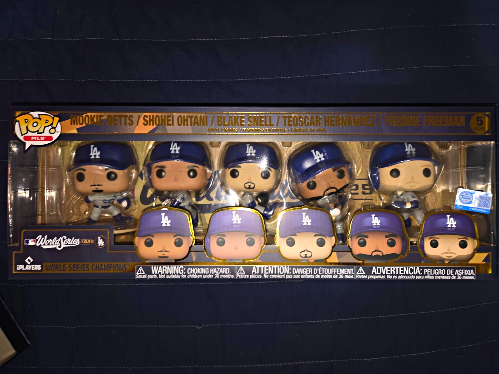 Funko Pop Vinyl MLB Dodgers Fanatics Exclusive Vinyl Figures 5-Pack Lot Funko Pop Vinyl MLB Dodgers Fanatics Exclusive Vinyl Figures 5-Pack Lot