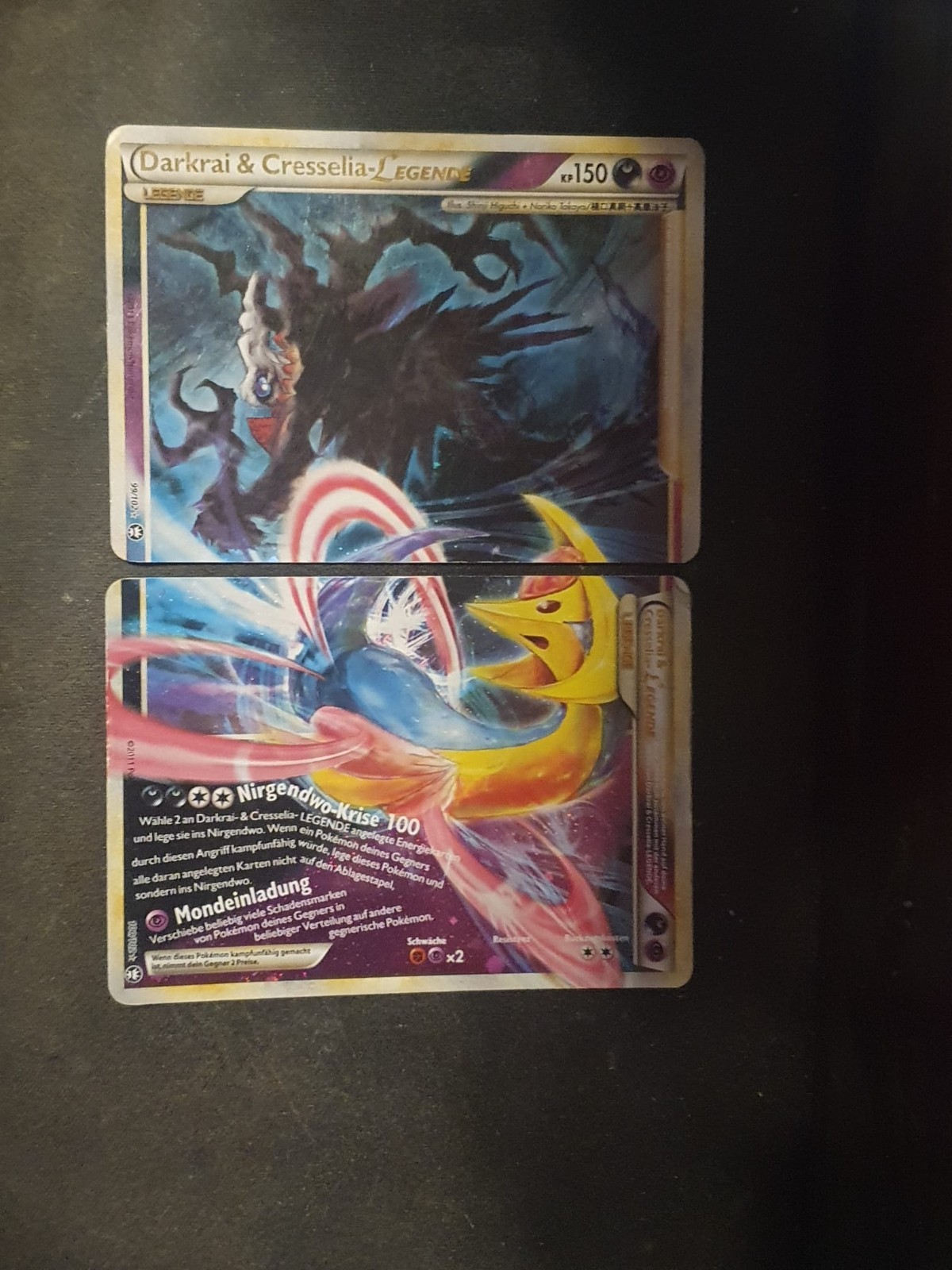Pokemon Darkrai & Cresselia Legend Pokemon Darkrai & Cresselia Legend