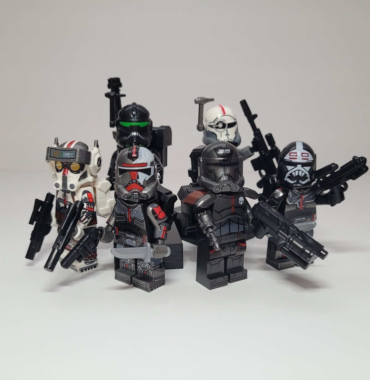 Star Wars The Bad Batch Minifigures lot of 6 Star Wars The Bad Batch Minifigures lot of 6