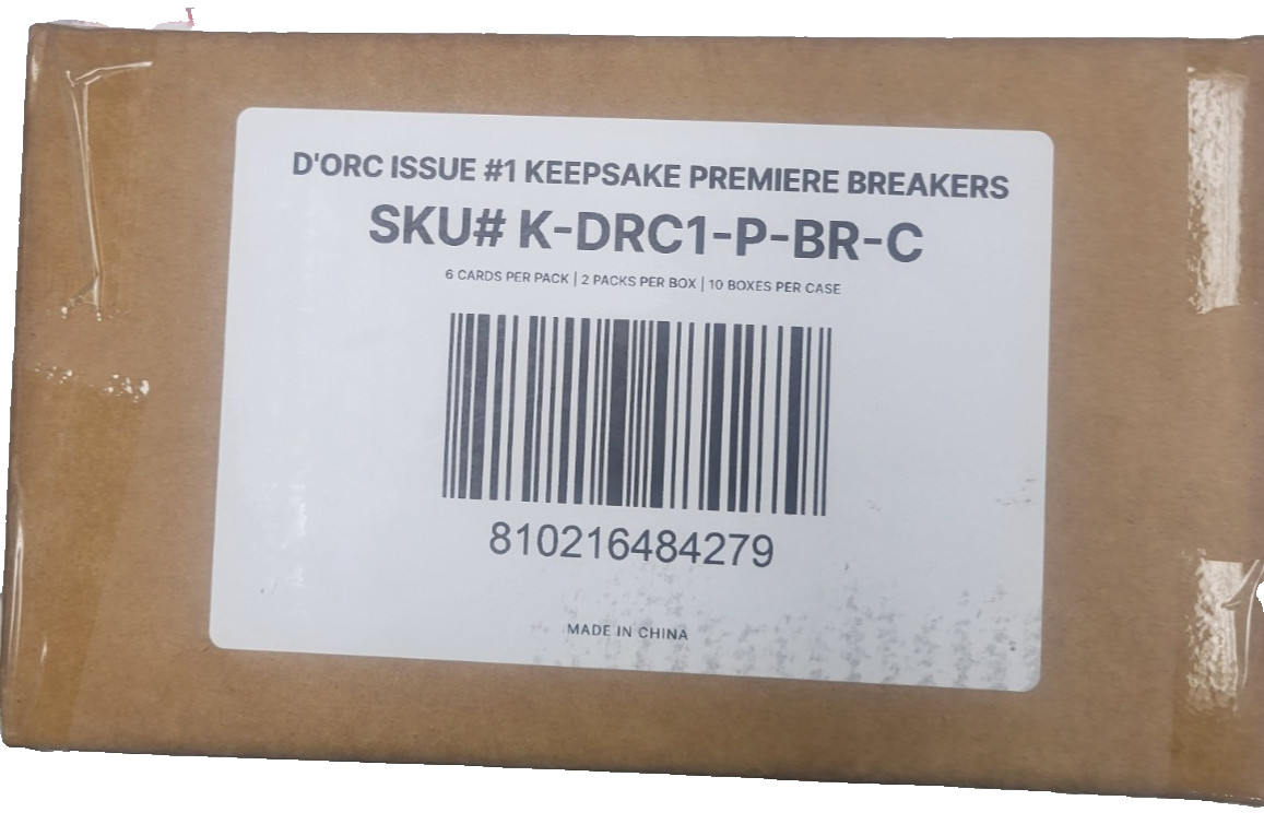 D’Orc Issue #1 Keepsake Breaker Edition 10 Box Case
