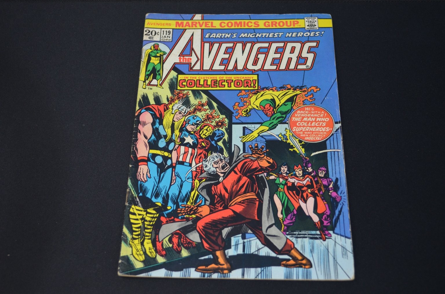 The Avengers #119 Marvel Bronze Age The Collector 1973 Fine The Avengers #119 Marvel Bronze Age The Collector 1973 Fine