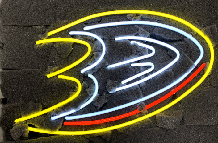 Anaheim Ducks Logo Beer Neon Sign Light Lamp 24\