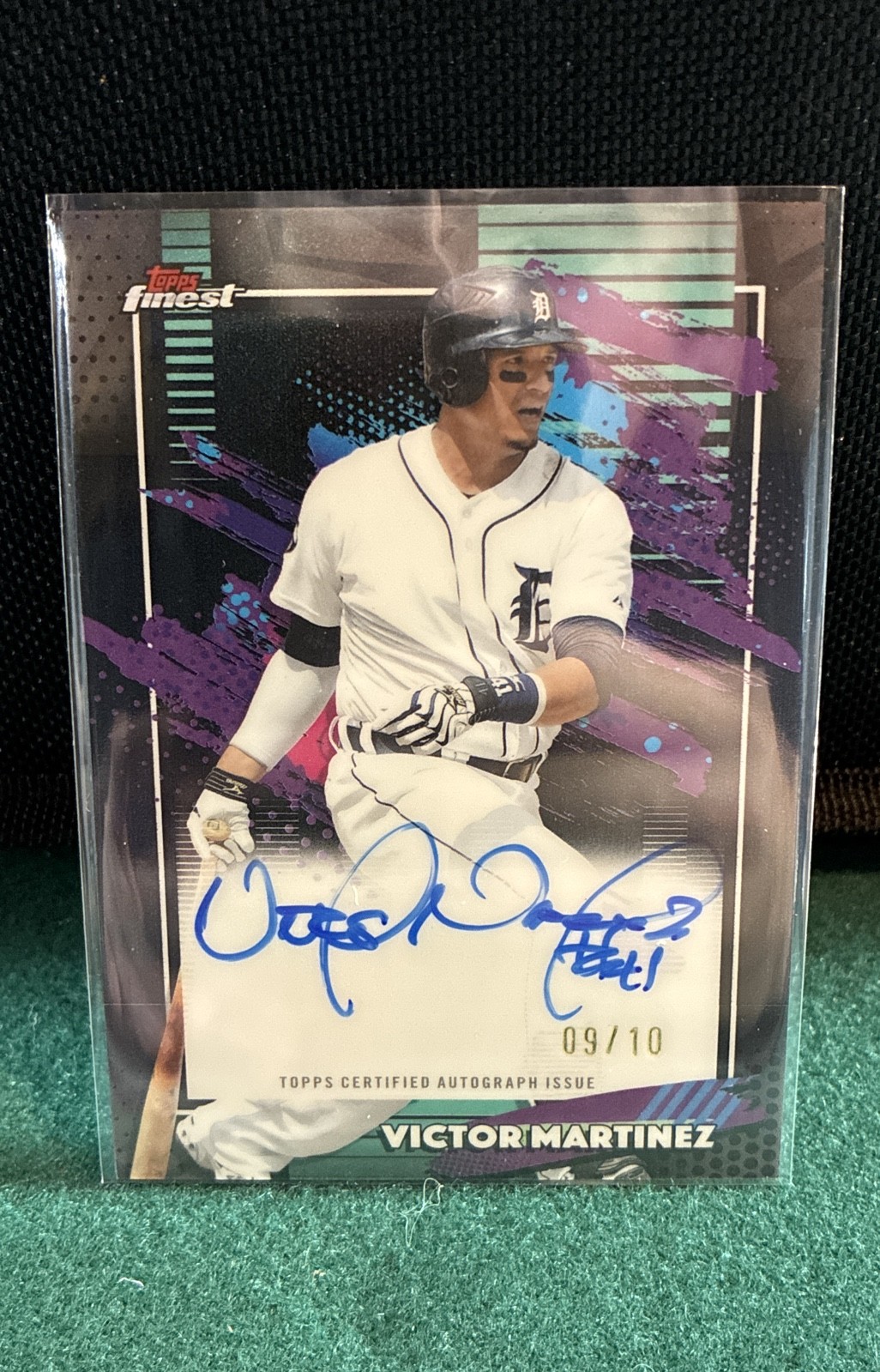 Topps 2026 Finest Victor Martinez Tigers Auto Finest Autograph FA-VM 9/10 BLACK Topps 2026 Finest Victor Martinez Tigers Auto Finest Autograph FA-VM 9/10 BLACK