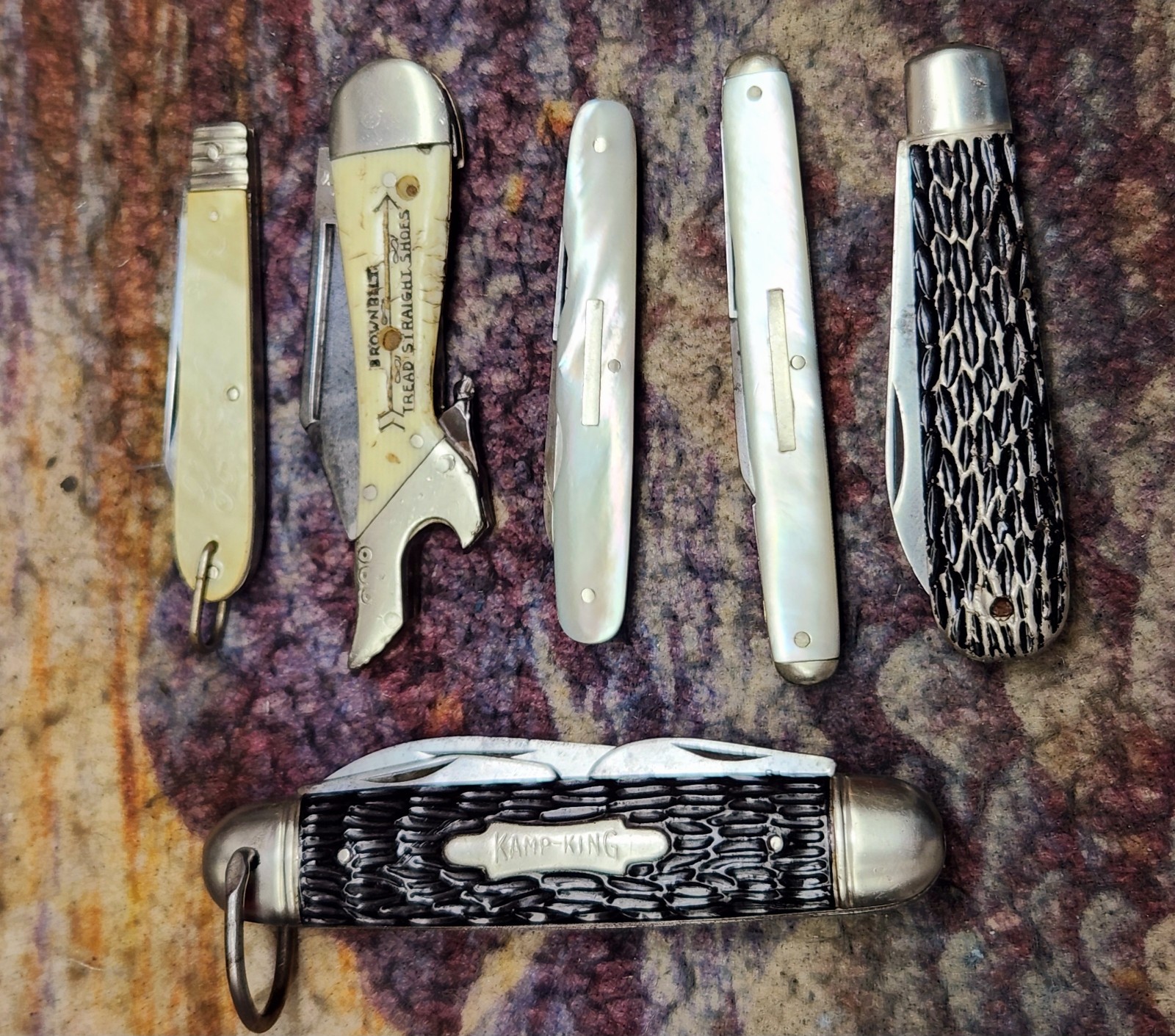 6 Vintage Pocket Knife Lot USA, England & Germany. VARIOUS BRANDS 6 Vintage Pocket Knife Lot USA, England & Germany. VARIOUS BRANDS