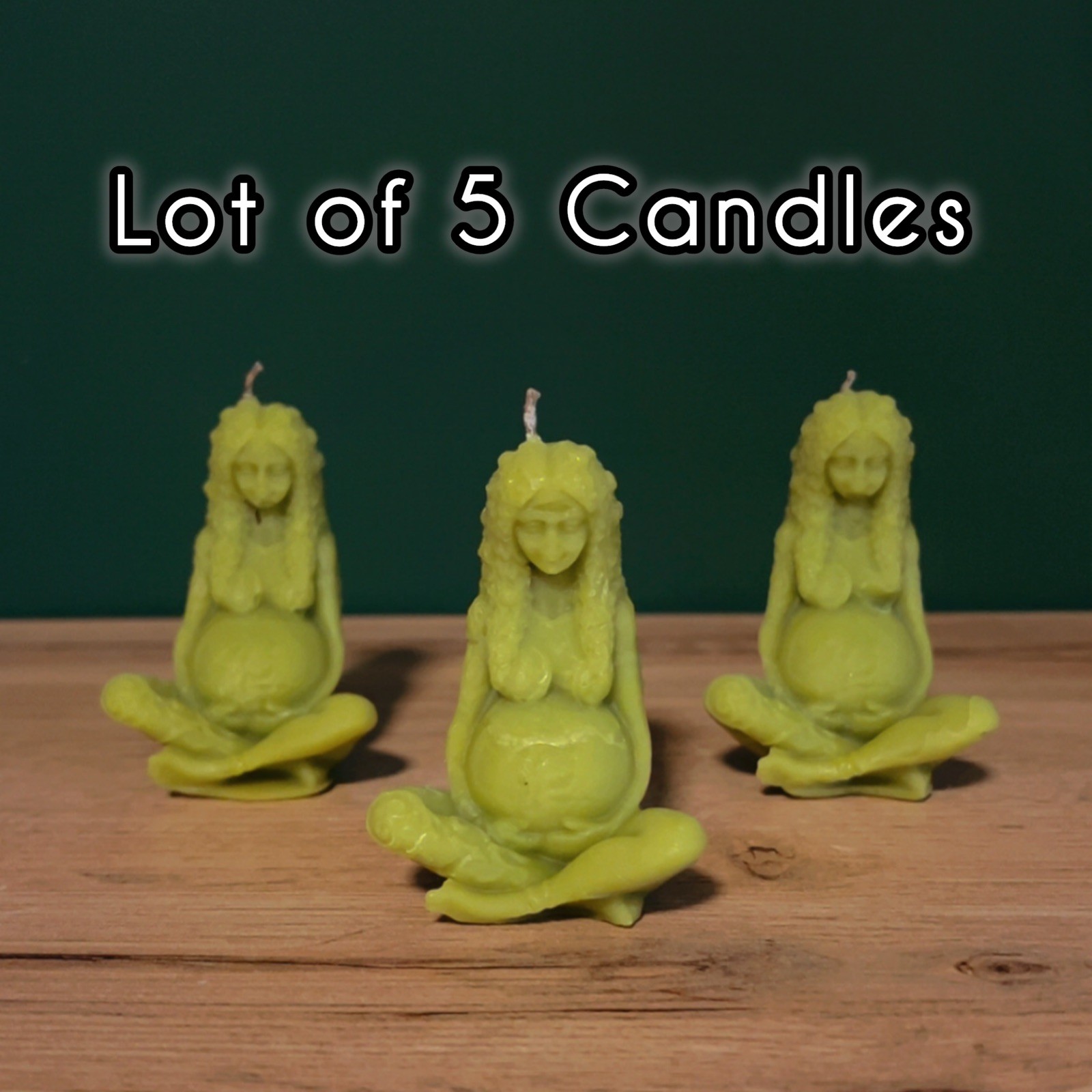 WHOLESALE Bulk Lot of 5 Gaia Mother Earth Goddess Pregnancy Fertility Candle WHOLESALE Bulk Lot of 5 Gaia Mother Earth Goddess Pregnancy Fertility Candle