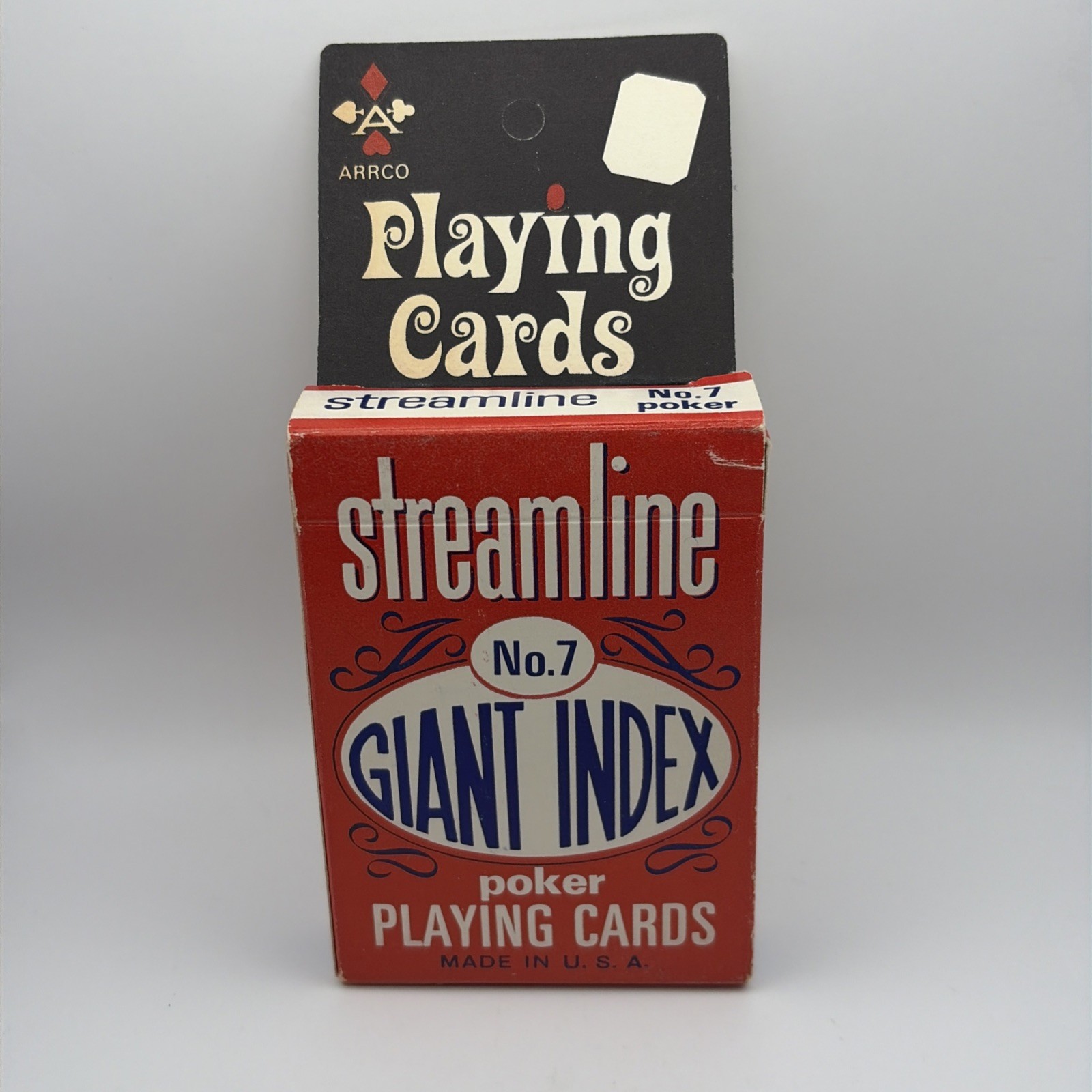 Vintage Arrco Streamline No.7 Poker Playing Cards NEW Made In U.S.A. Vintage Arrco Streamline No.7 Poker Playing Cards NEW Made In U.S.A.