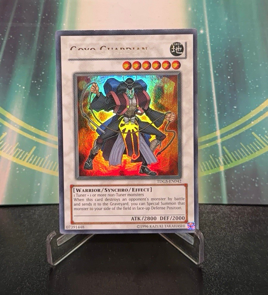 Goyo Guardian TDGS-EN042 Ultra Rare MISPRINT Partial Missing Name Foil Yu-Gi-Oh