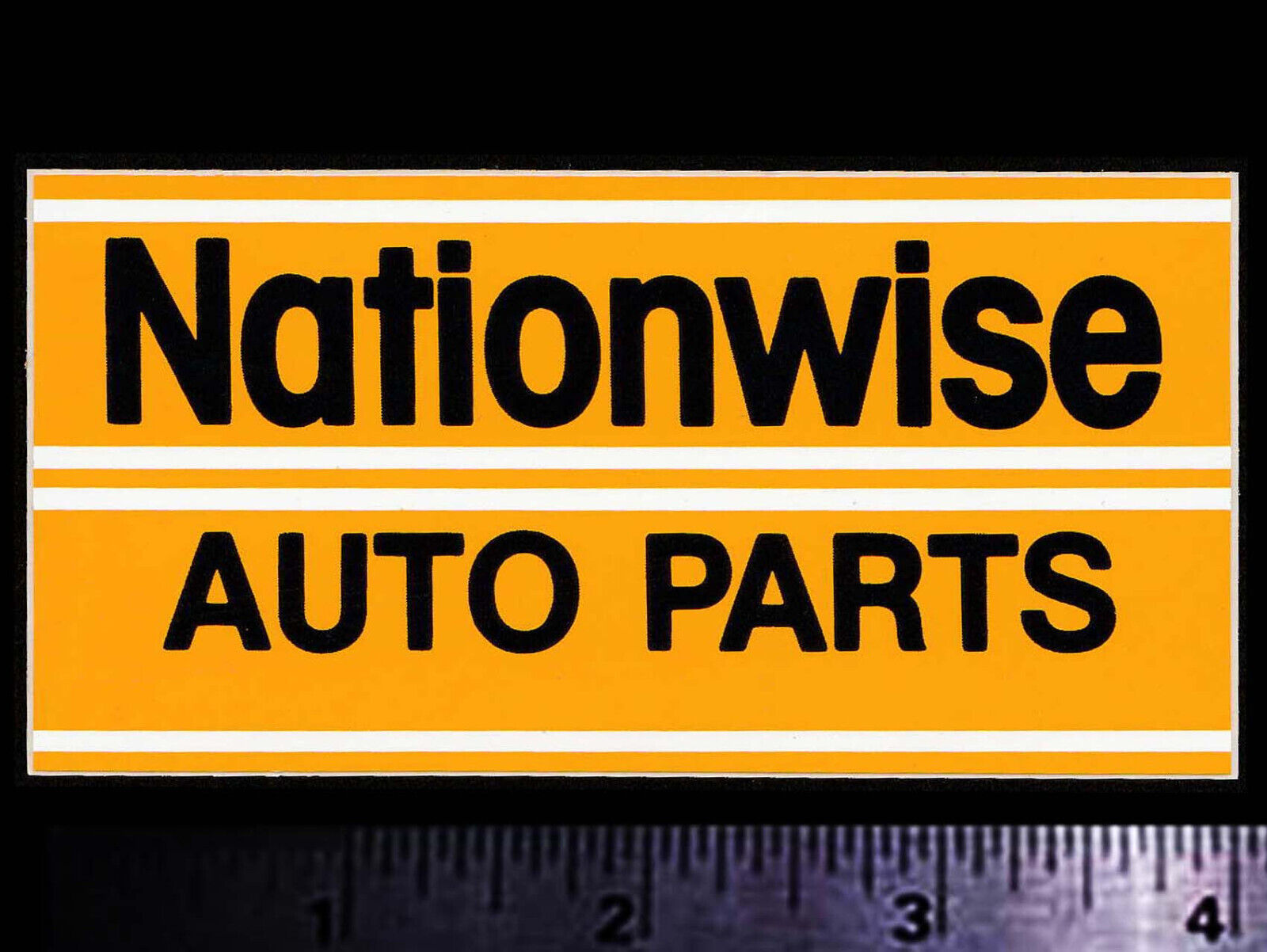 NATIONWISE Auto Parts - Original Vintage 1970's Racing Decal/Sticker