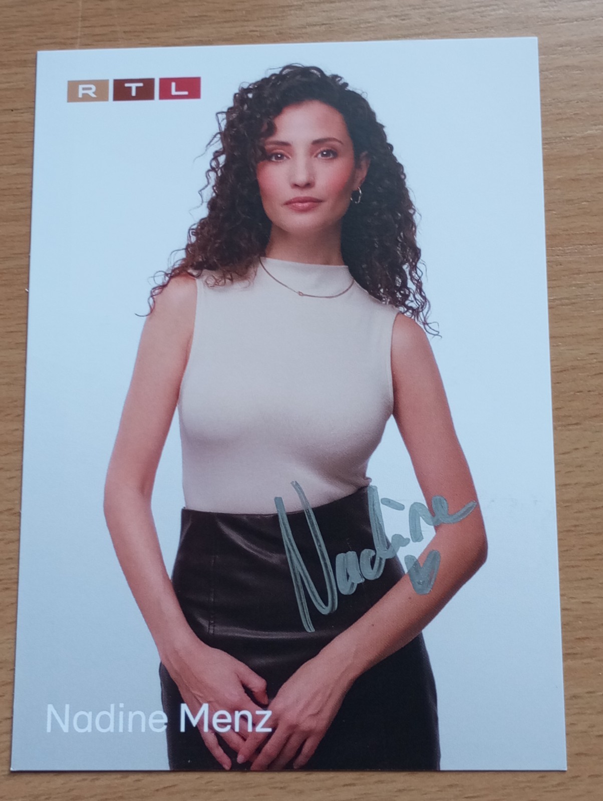 Nadine Menz Autograph From Among Us Nadine Menz Autograph From Among Us