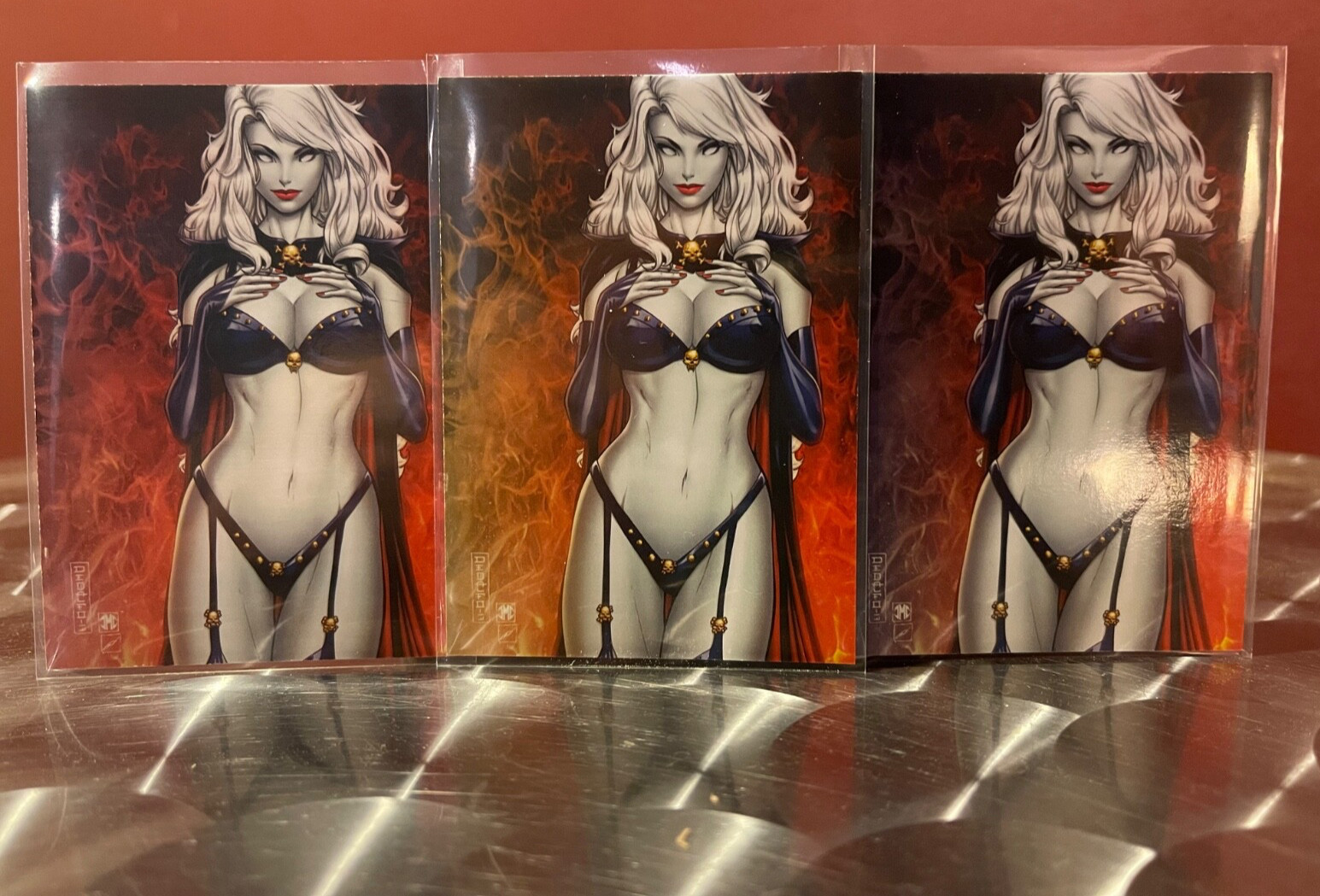 5FINITY LADY DEATH CARD SET CHICAGO, PHILLY CARD SHOWS + COFFIN COMICS EXCLUSIVE 5FINITY LADY DEATH CARD SET CHICAGO, PHILLY CARD SHOWS + COFFIN COMICS EXCLUSIVE