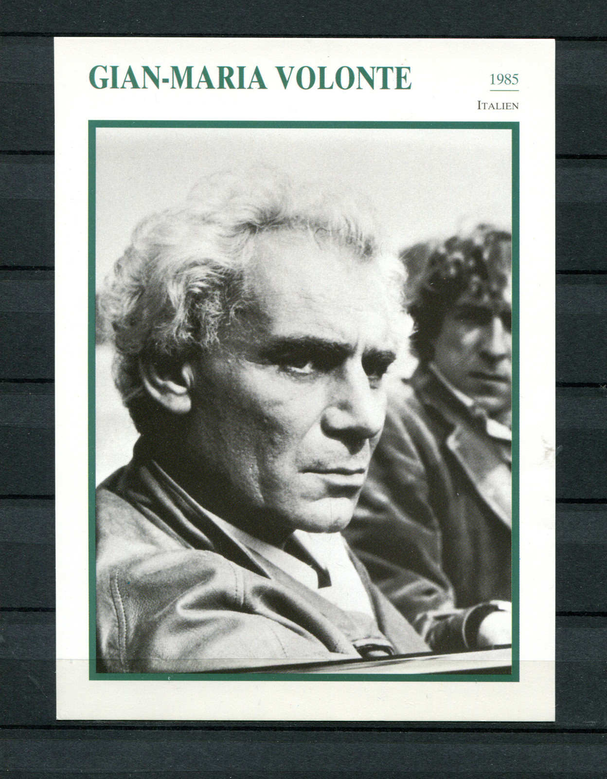 Star Card Gian Maria Volonte - Italy 1985 (ST5)