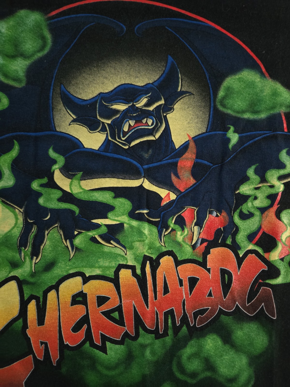 Vintage 90s Disney Chernabog Villains Shirt Large Double Sided Fantasia Vintage 90s Disney Chernabog Villains Shirt Large Double Sided Fantasia