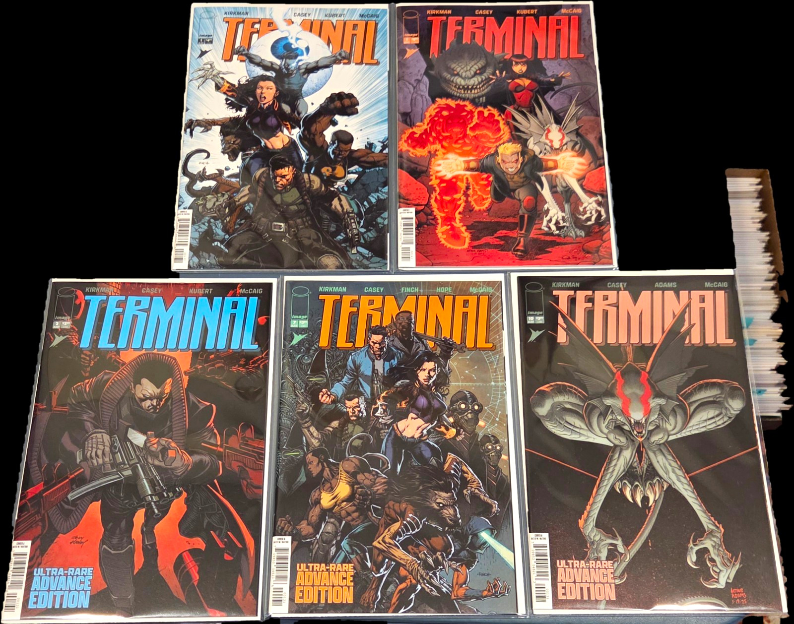 Terminal #1 - 2 Trade Variants And Terminal #2, #7, And #10 Comic Book Lot Terminal #1 - 2 Trade Variants And Terminal #2, #7, And #10 Comic Book Lot