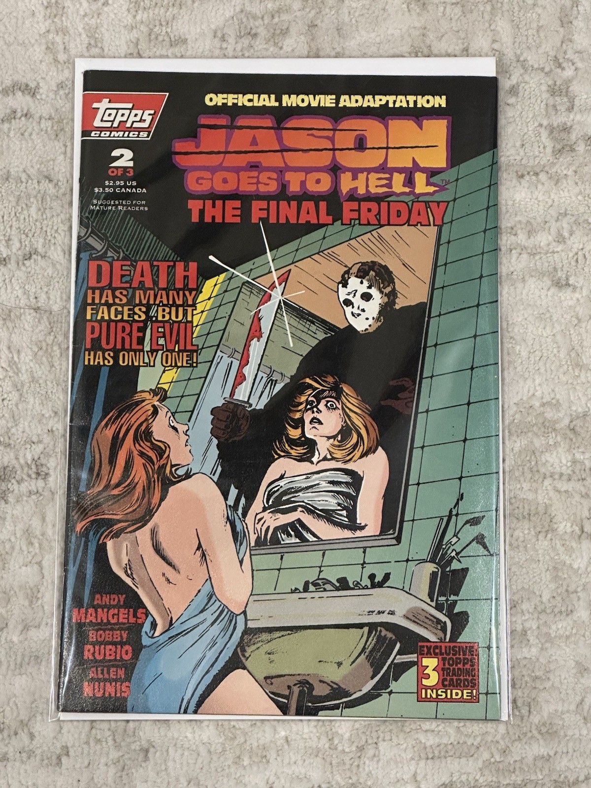Jason Goes to Hell The Final Friday #2 Jason Voorhees Topps Comics 1993 Horror Jason Goes to Hell The Final Friday #2 Jason Voorhees Topps Comics 1993 Horror