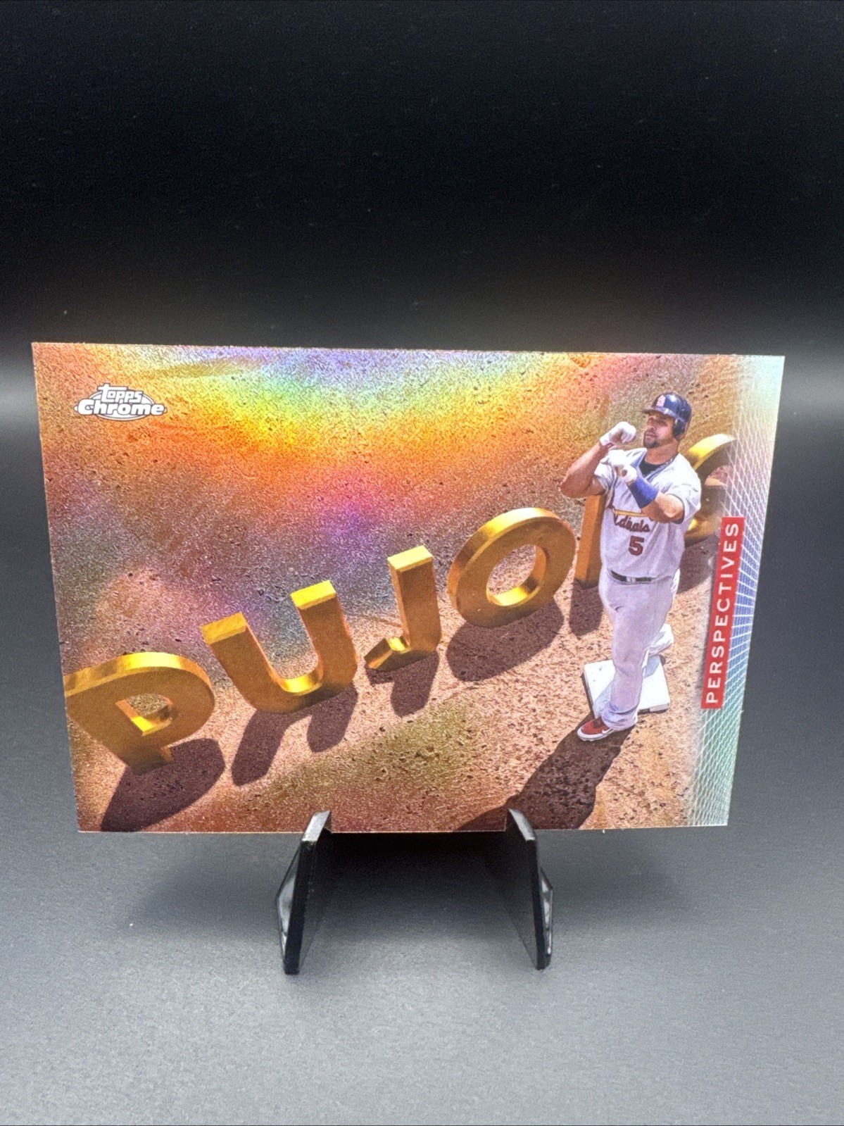 2026 Topps Chrome Albert Pujols Perspectives Refractor 2026 Topps Chrome Albert Pujols Perspectives Refractor
