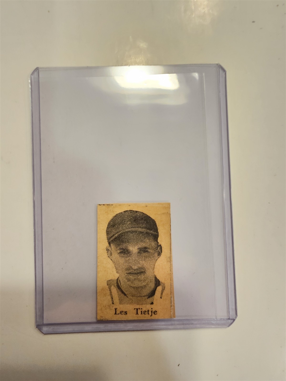 Les Tietje Browns 1938 Baseball Player Panel RARE