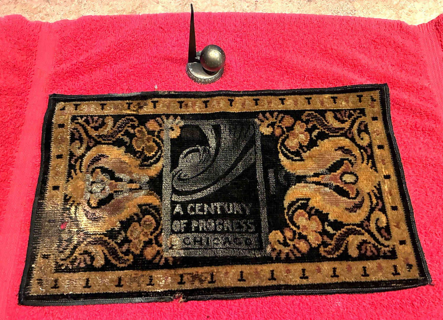 Century of Progress Chicago 1933-34 World's Fair Tapestry & NY Worlds Fair 1939 Century of Progress Chicago 1933-34 World's Fair Tapestry & NY Worlds Fair 1939