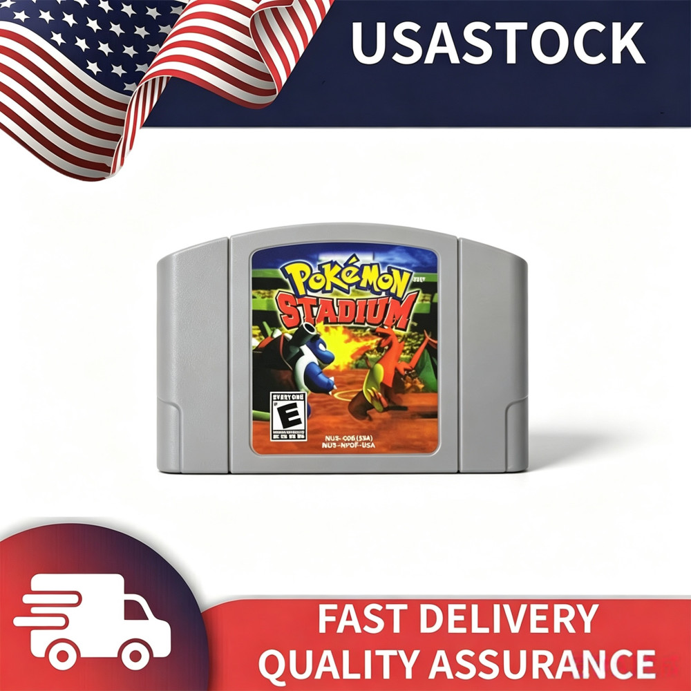 Pokemon stadium Games Cartridge For Nintendo 64 Console US Version Fast Shipping Pokemon stadium Games Cartridge For Nintendo 64 Console US Version Fast Shipping