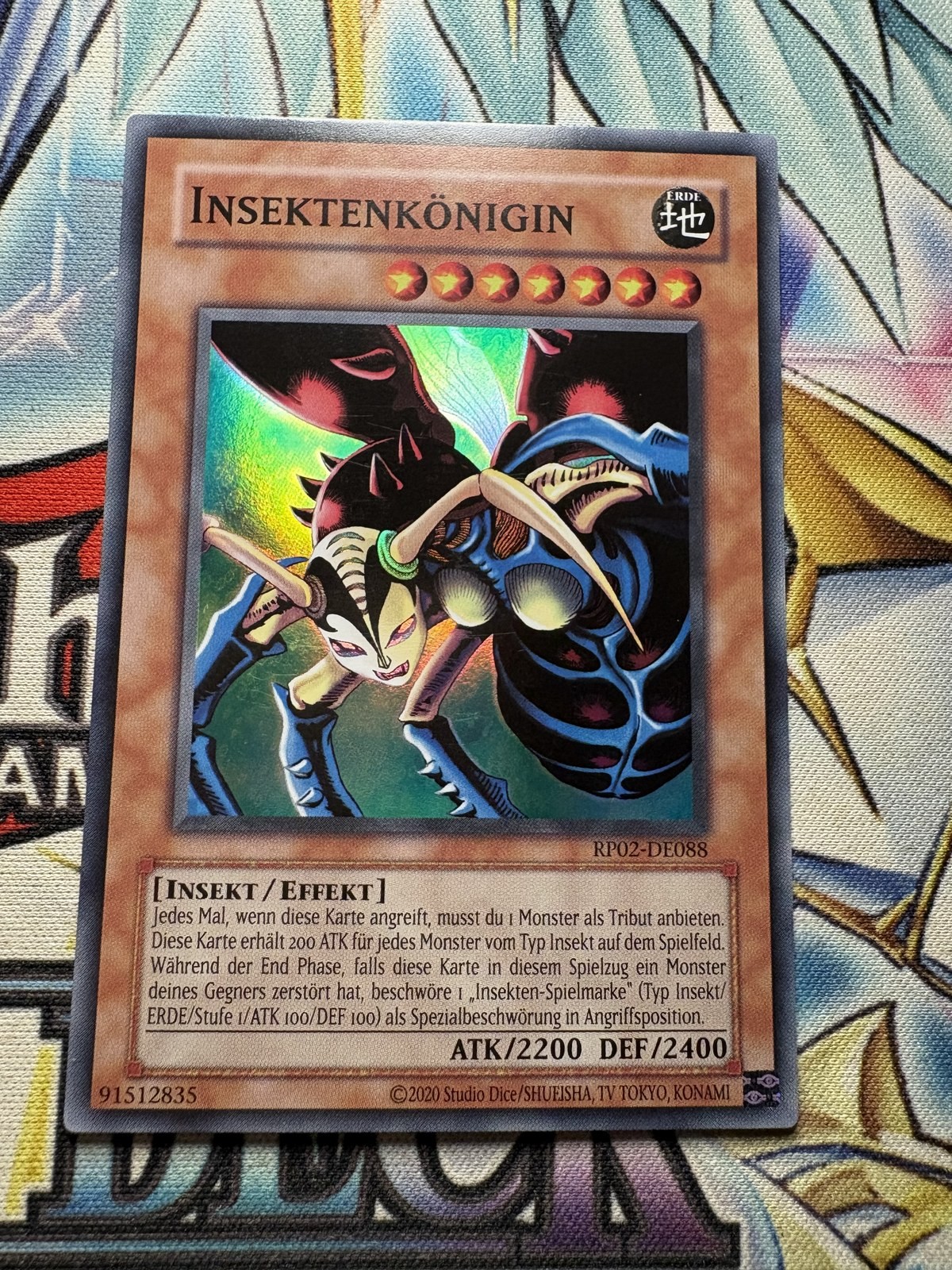 Yugioh Insect Queen Super Rare - RP02-EN088 Unlimited - German