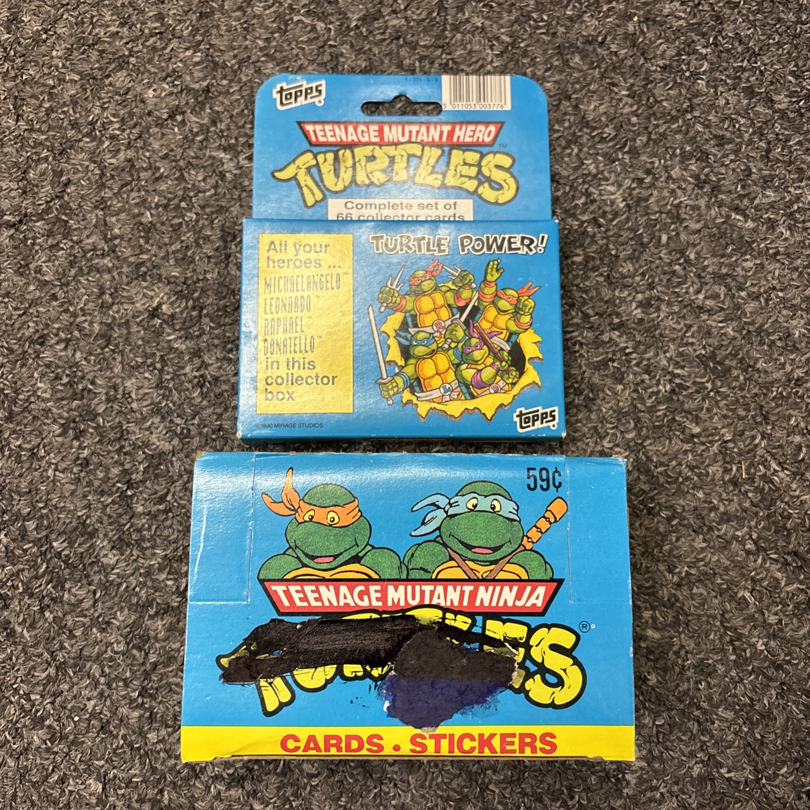 1990 TOPPS TEENAGE MUTANT NINJA TURTLES TRADING CARDS BOX - 24 PACKS + BONUS SET 1990 TOPPS TEENAGE MUTANT NINJA TURTLES TRADING CARDS BOX - 24 PACKS + BONUS SET