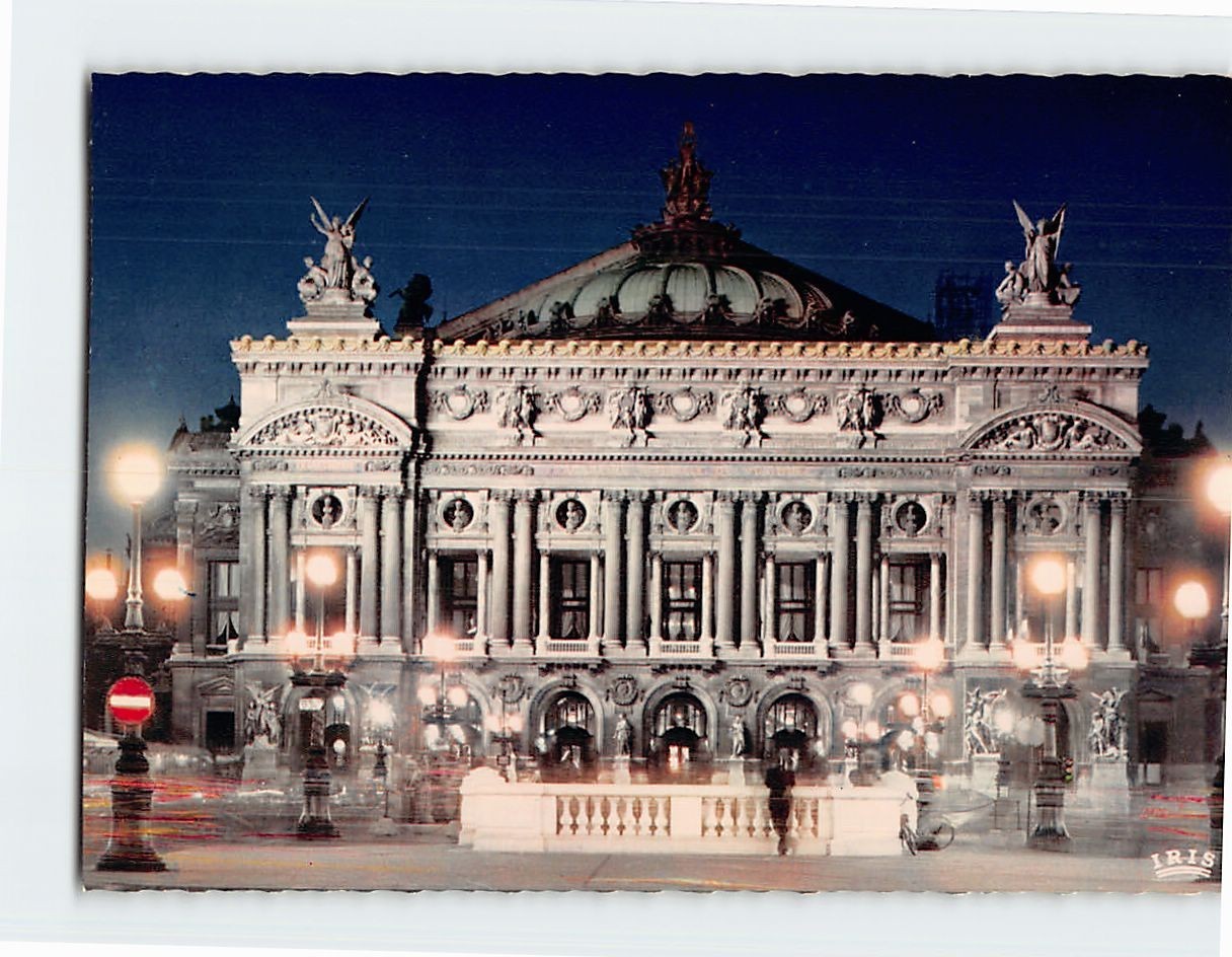 Postcard Paris Opera House Paris France