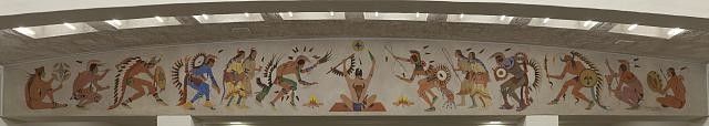 Photo:Stephen Mopope Mural Ceremonial Dance Dept of Interior 1930s