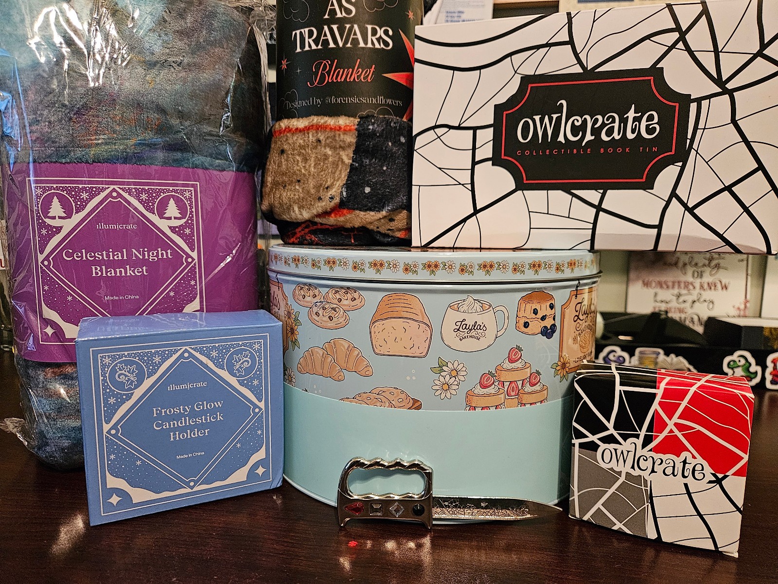Misc Book Box Items | Illumicrate| Owlcrate | Fairyloot | Shades of Magic items Misc Book Box Items | Illumicrate| Owlcrate | Fairyloot | Shades of Magic items