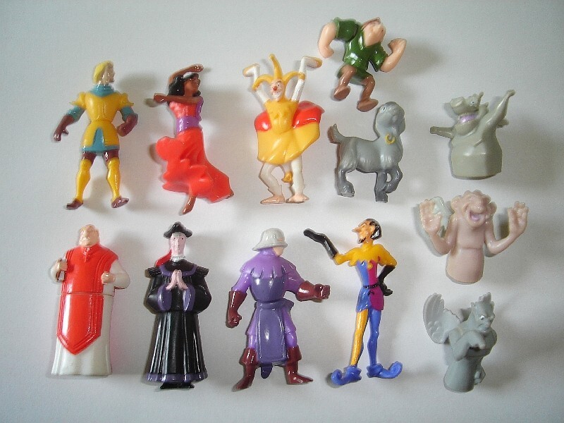 DISNEY THE HUNCHBACK OF NOTRE DAME FIGURINES SET NESTLE - FIGURES COLLECTIBLES DISNEY THE HUNCHBACK OF NOTRE DAME FIGURINES SET NESTLE - FIGURES COLLECTIBLES