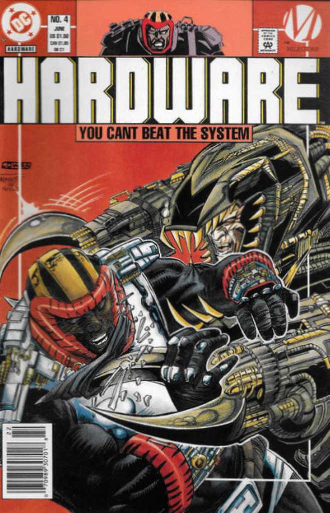 Hardware #4 Newsstand Cover (1993-1997) DC Comics