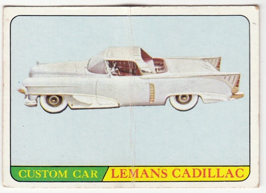 [61960] 1968 TOPPS CUSTOM CAR CARD #33 LEMANS CADILLAC